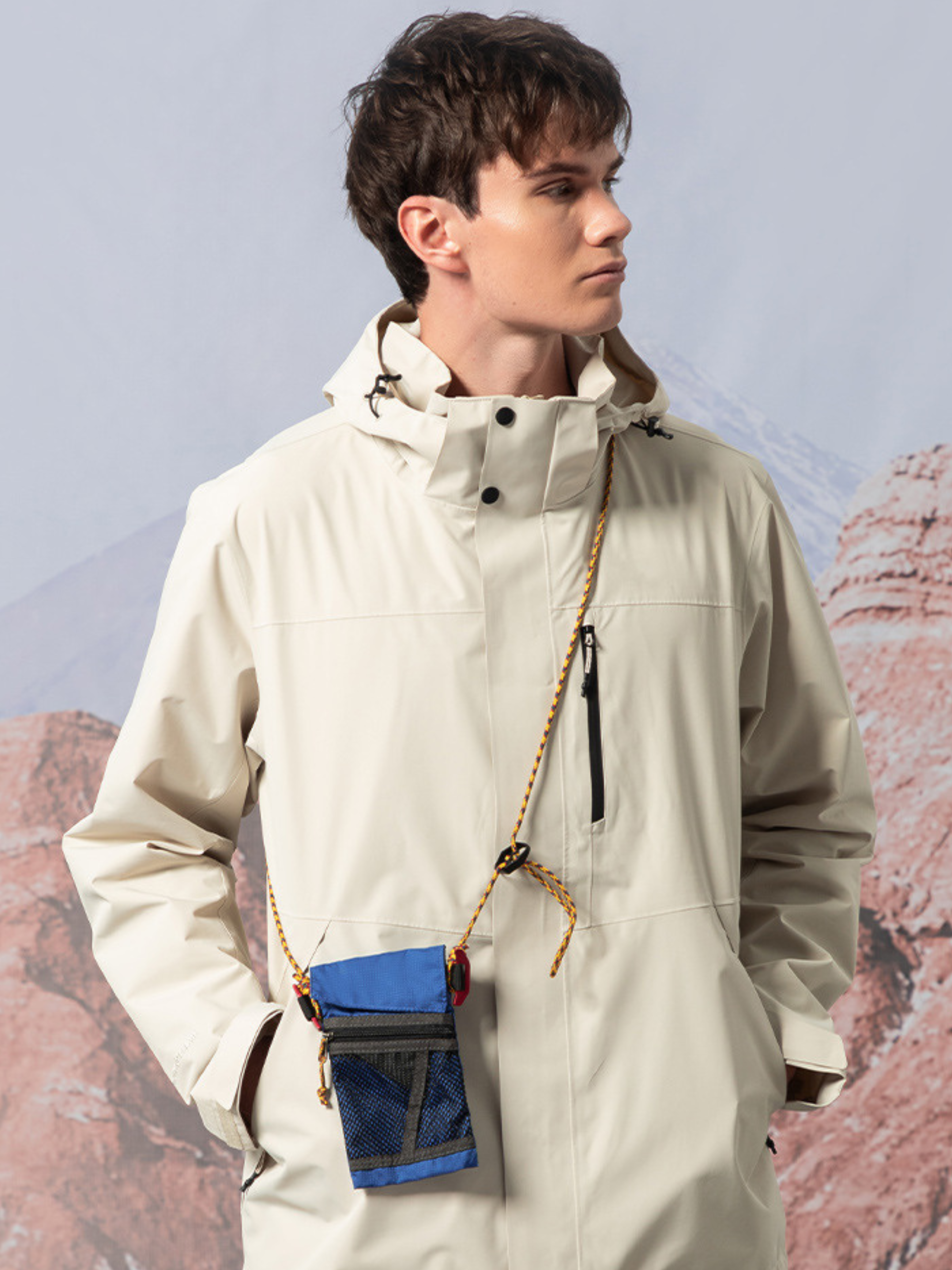 Snowthorn - Mini Water-Repellent Vertical Crossbody Phone Bag