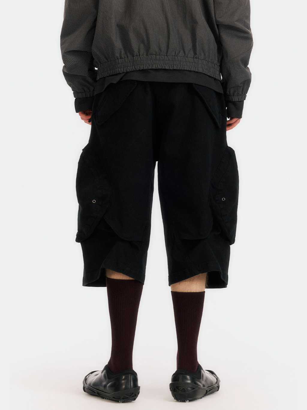 Overcast - Men's Adjustable Multi-Pocket Curved Cropped Pants
