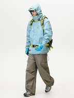 Spirewood - Unisex Water-Repellent 3-in-1 Detachable Hard Shell Jacket