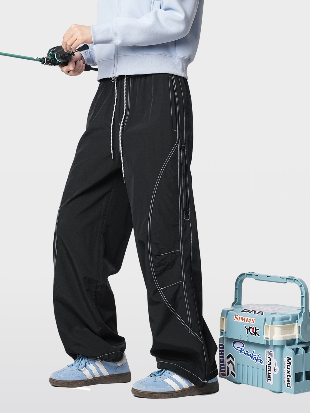 Stormpeak - Wide-Leg Casual Straight Pants