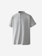 AuraFlow - Men's UPF50+ UV Protection Half-Zip T-Shirt