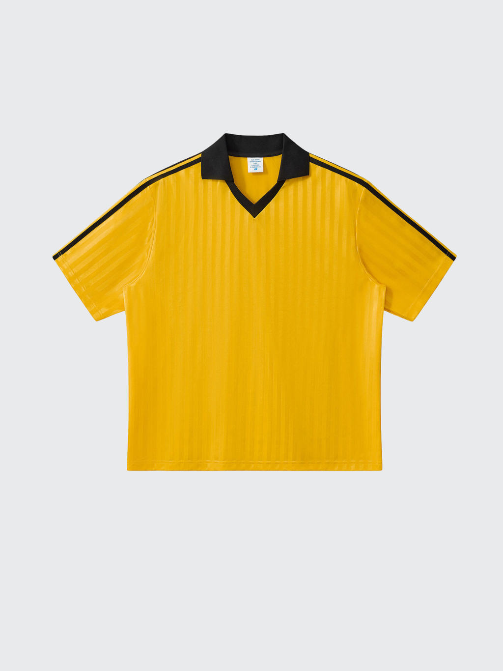 DashFit - Unisex Lightweight Striped V-Neck T-Shirt