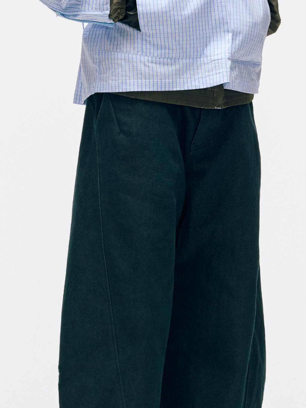 SandDune - Unisex Pleated Curved-Leg Utility Pants