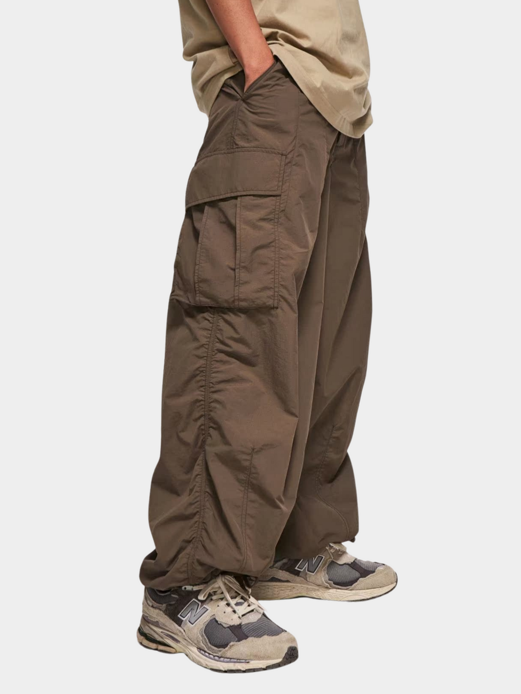 FireChair - Plaid Loose-Fit Utility Wide-Leg Pants