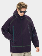 CougarBoard - Unisex Loose Fit Reflective Hooded Utility Jacket