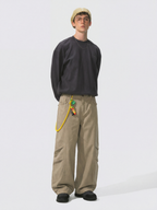 AlpineScope - Durable Cotton Curved Utility Cargo Pants