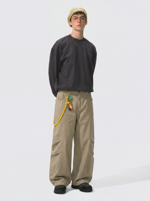 AlpineScope - Durable Cotton Curved Utility Cargo Pants