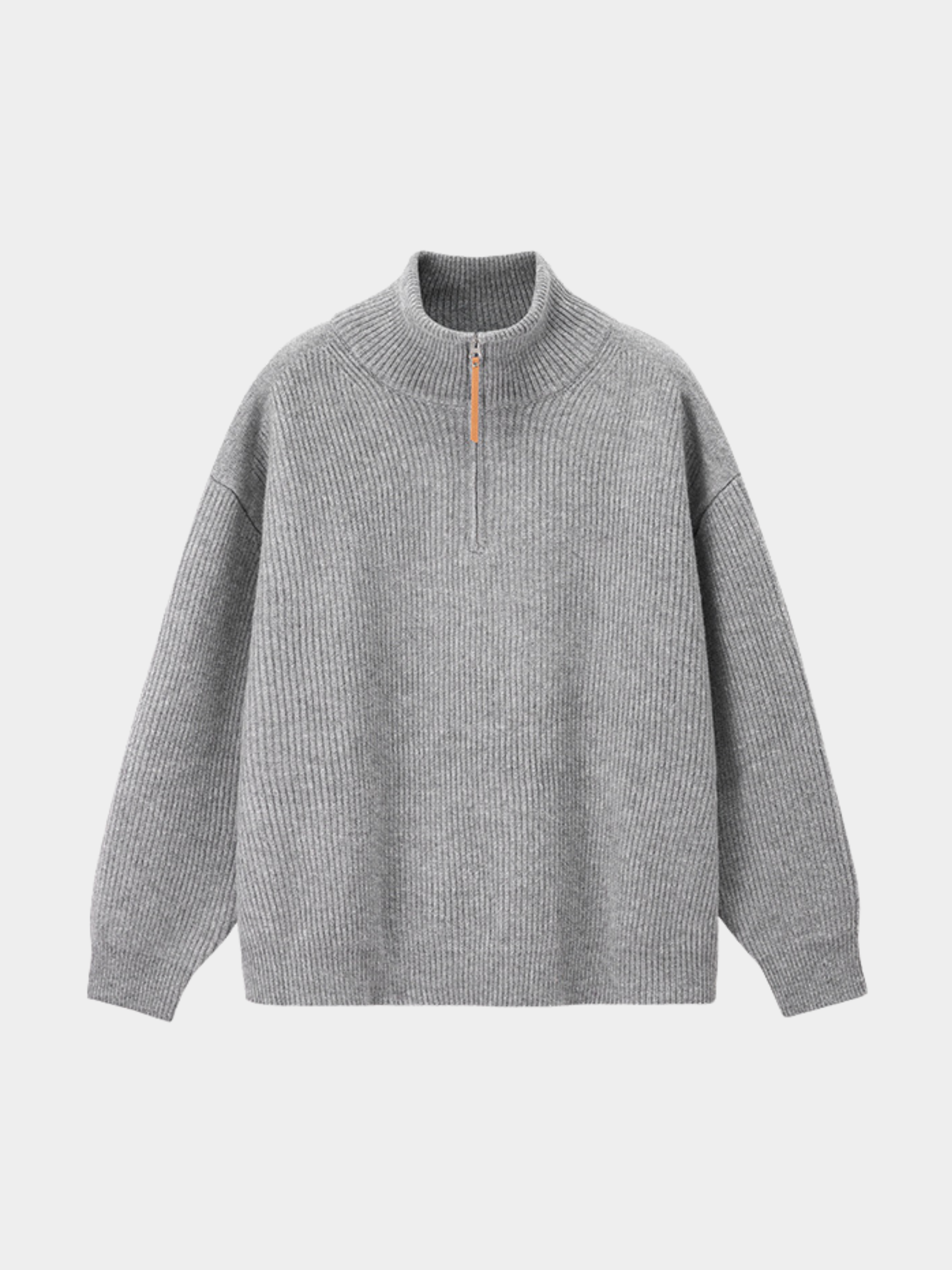 Thistle - Half-Zip High-Neck Knit Sweater
