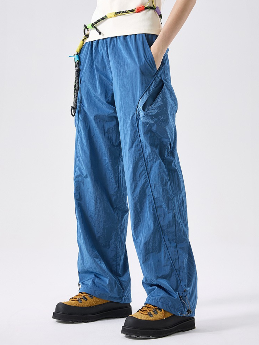 Moonpath - Unisex Metal Nylon 3-Proof Water-Repellent Hiking Pants