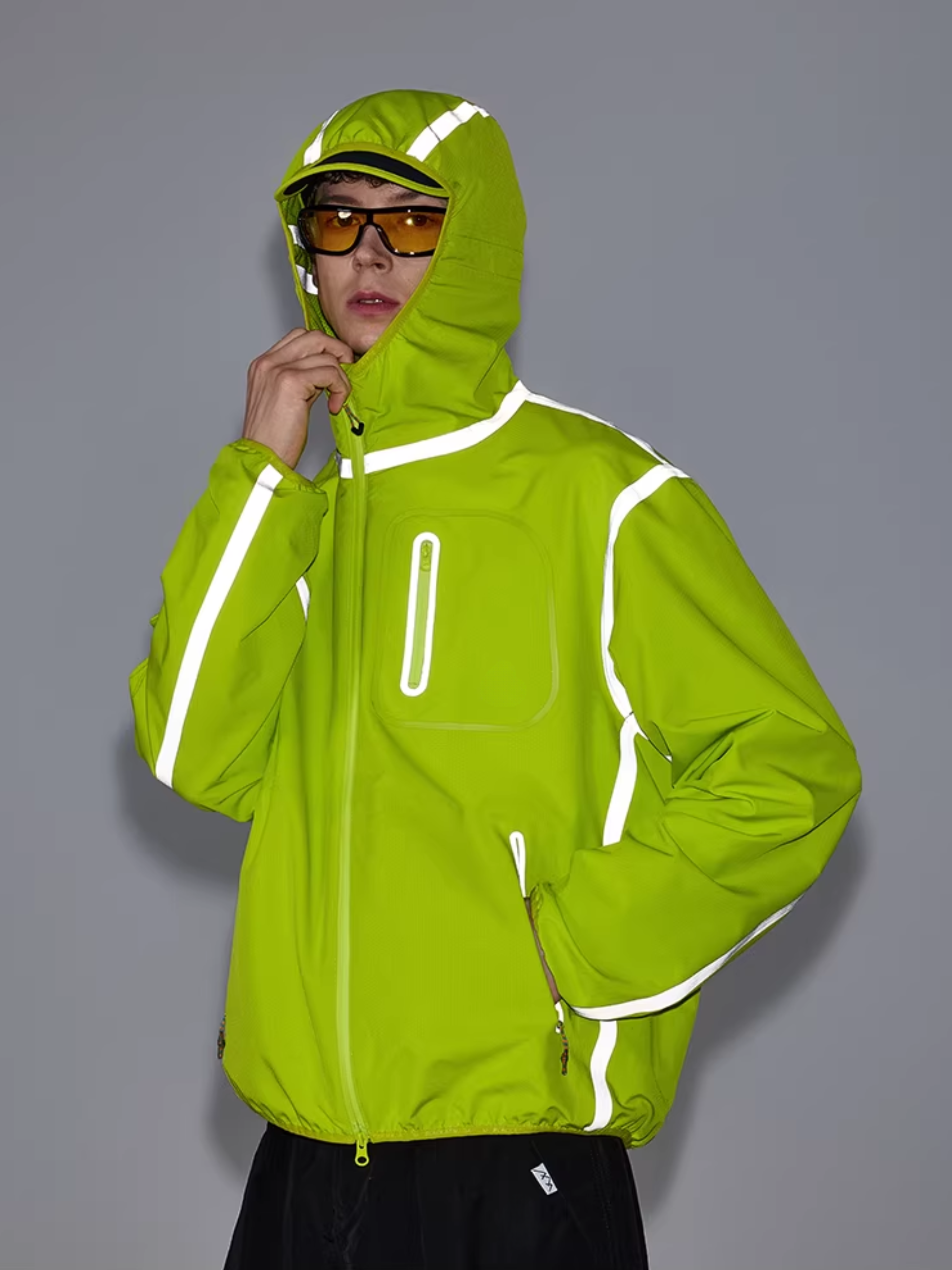 GorgePoint - Reflective Taped Water-Repellent Hard Shell Jacket