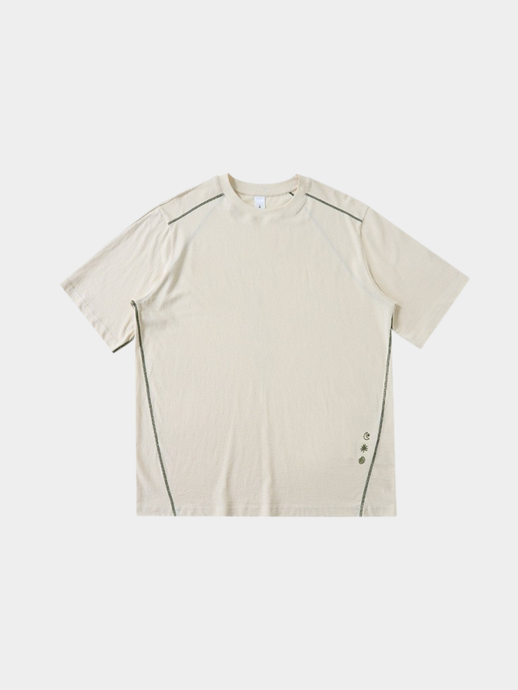 WildDash - Unisex Lightweight & Moisture-Absorbing Contrast Stitch Cotton T-Shirt