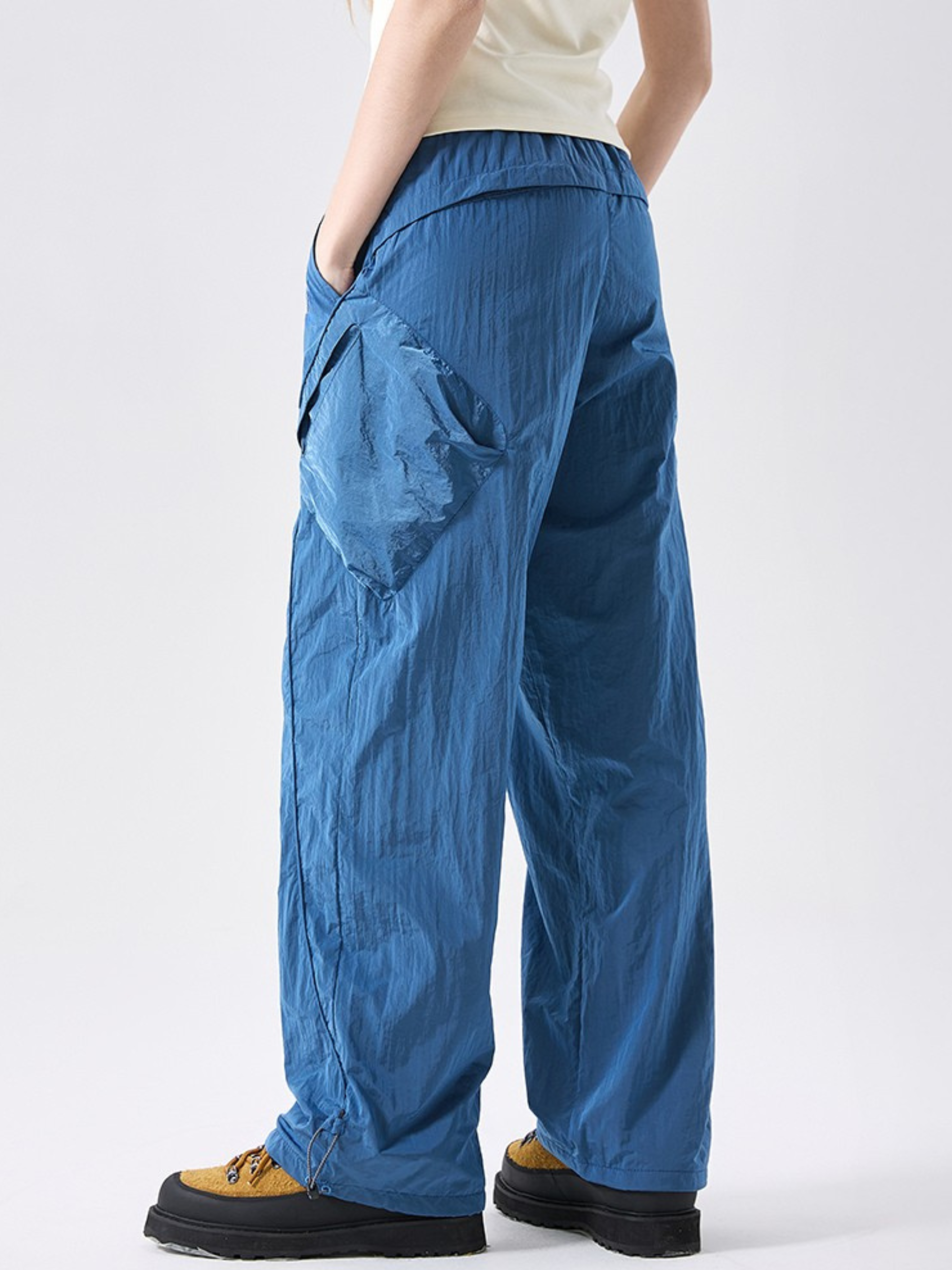 Moonpath - Unisex Metal Nylon 3-Proof Water-Repellent Hiking Pants