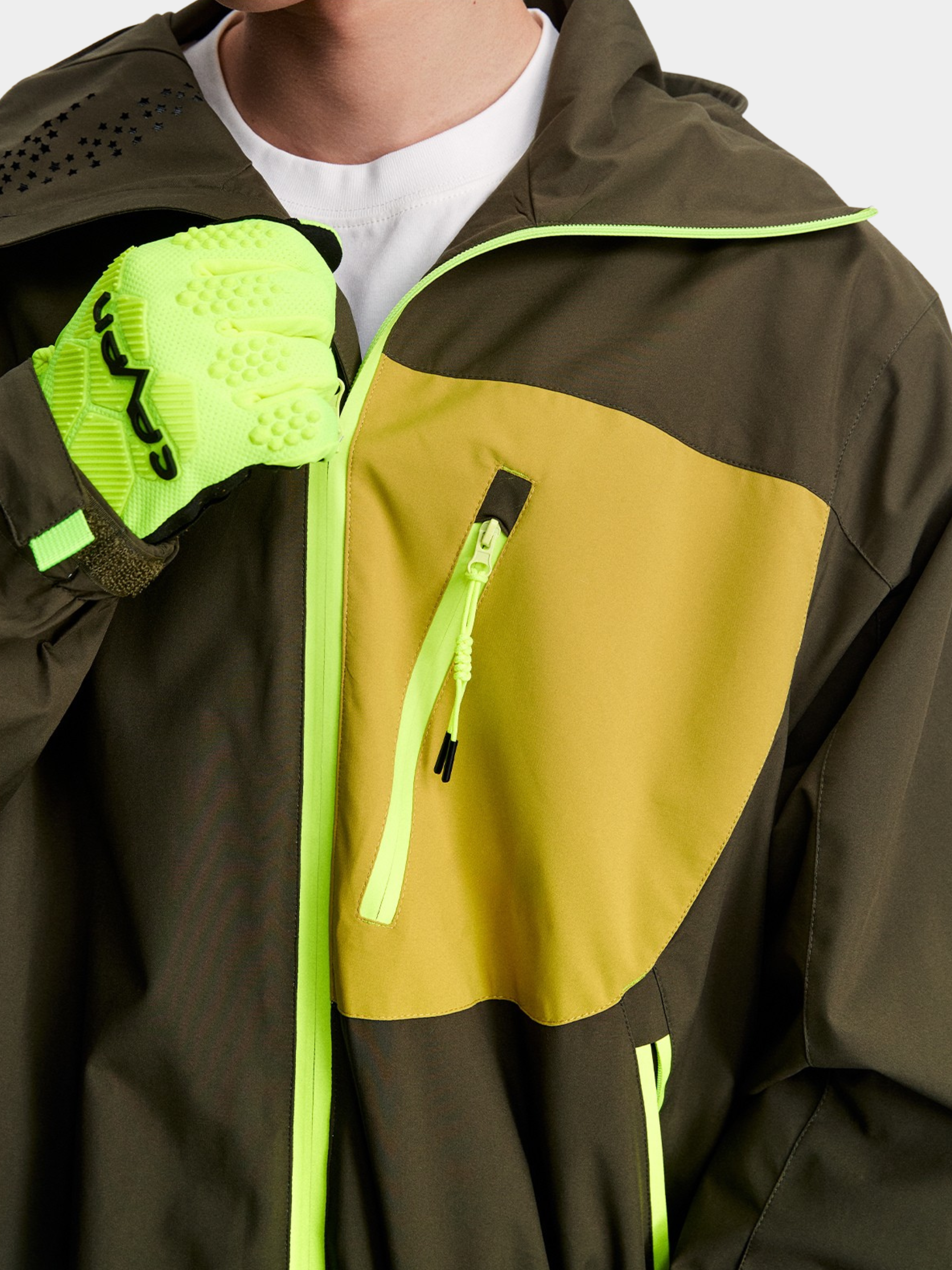 EchoPort - Water-Repellent & Windproof Colorblock Hard Shell Jacket
