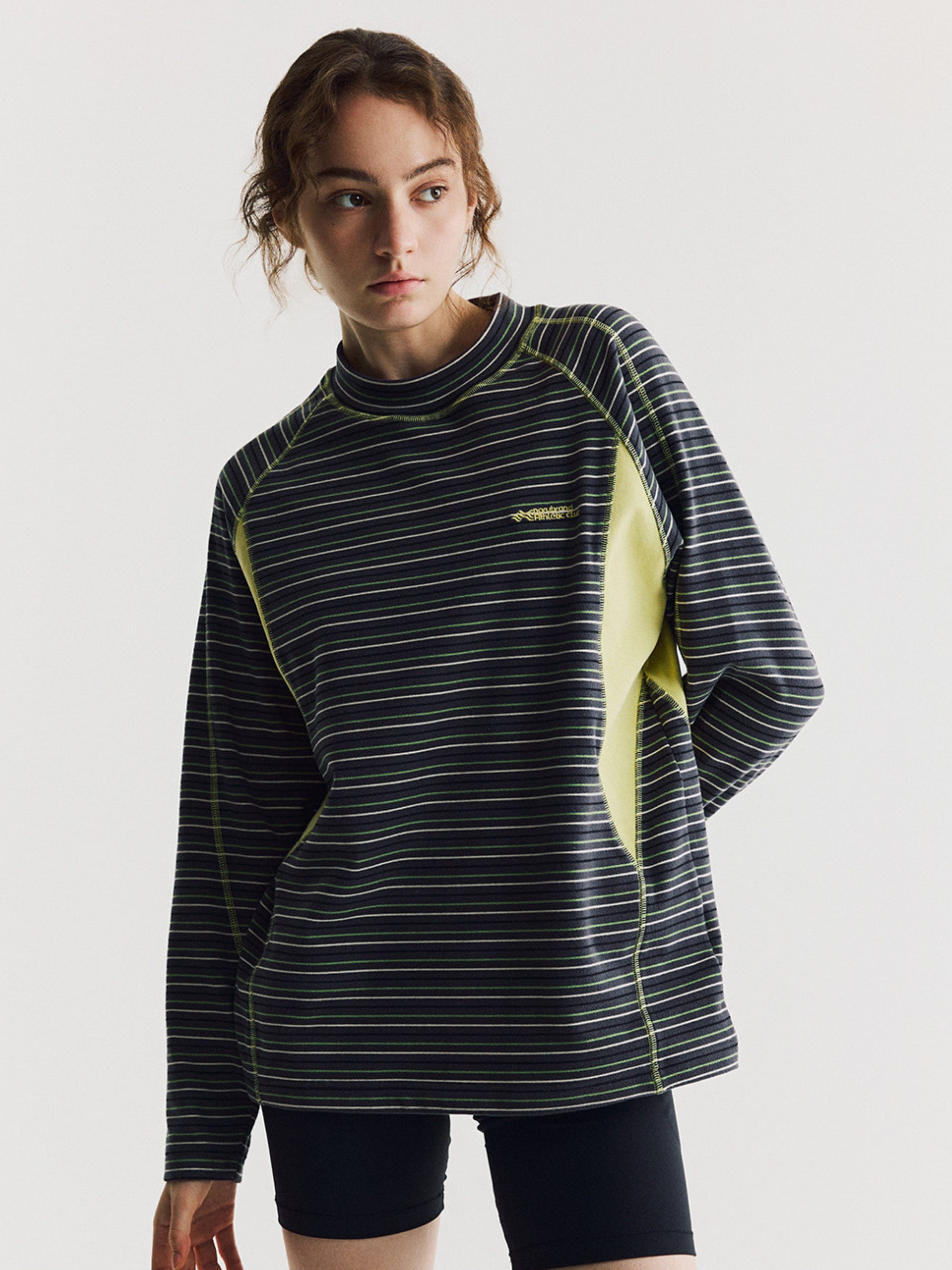 Hallowfall - Unisex Breathable Colorblock Striped Thermal Long Sleeve