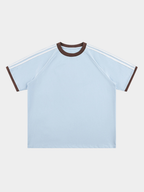 Dusttrail - Colorblock Cooling Striped Quick-Dry T-Shirt
