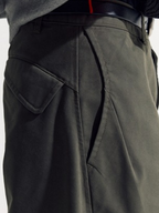 EagleView - Unisex Minimalist Wide-Cut Bamboo Wool Curved Pants