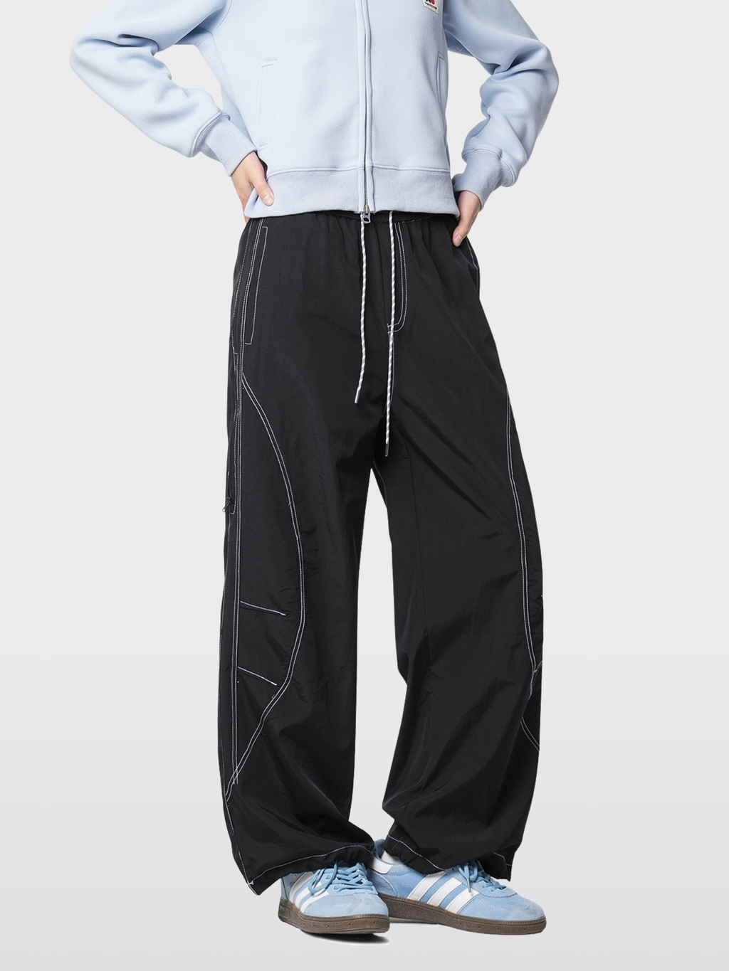 Stormpeak - Wide-Leg Casual Straight Pants
