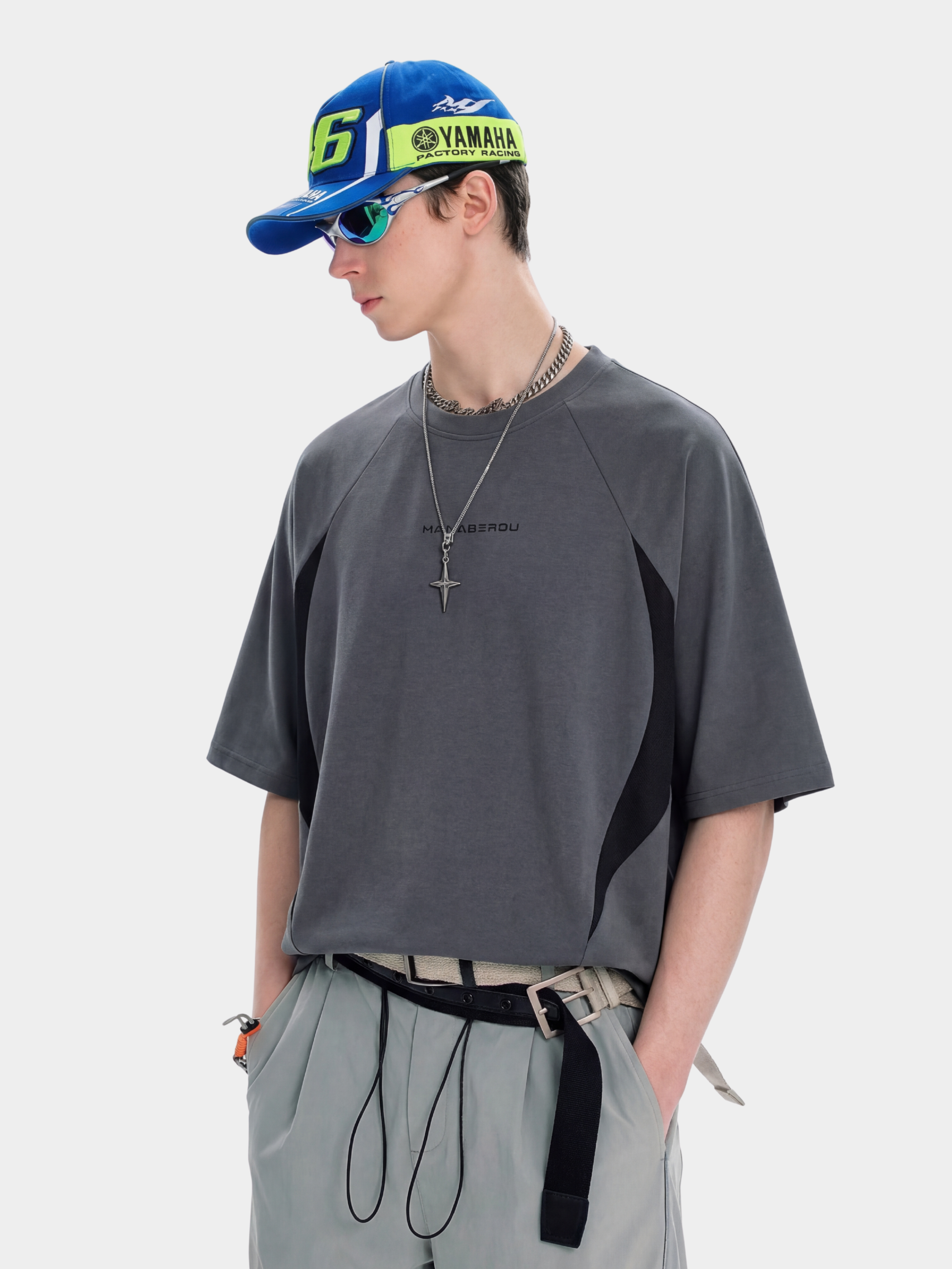 Emberclaw - Men's Cotton Panelled Breathable T-Shirt