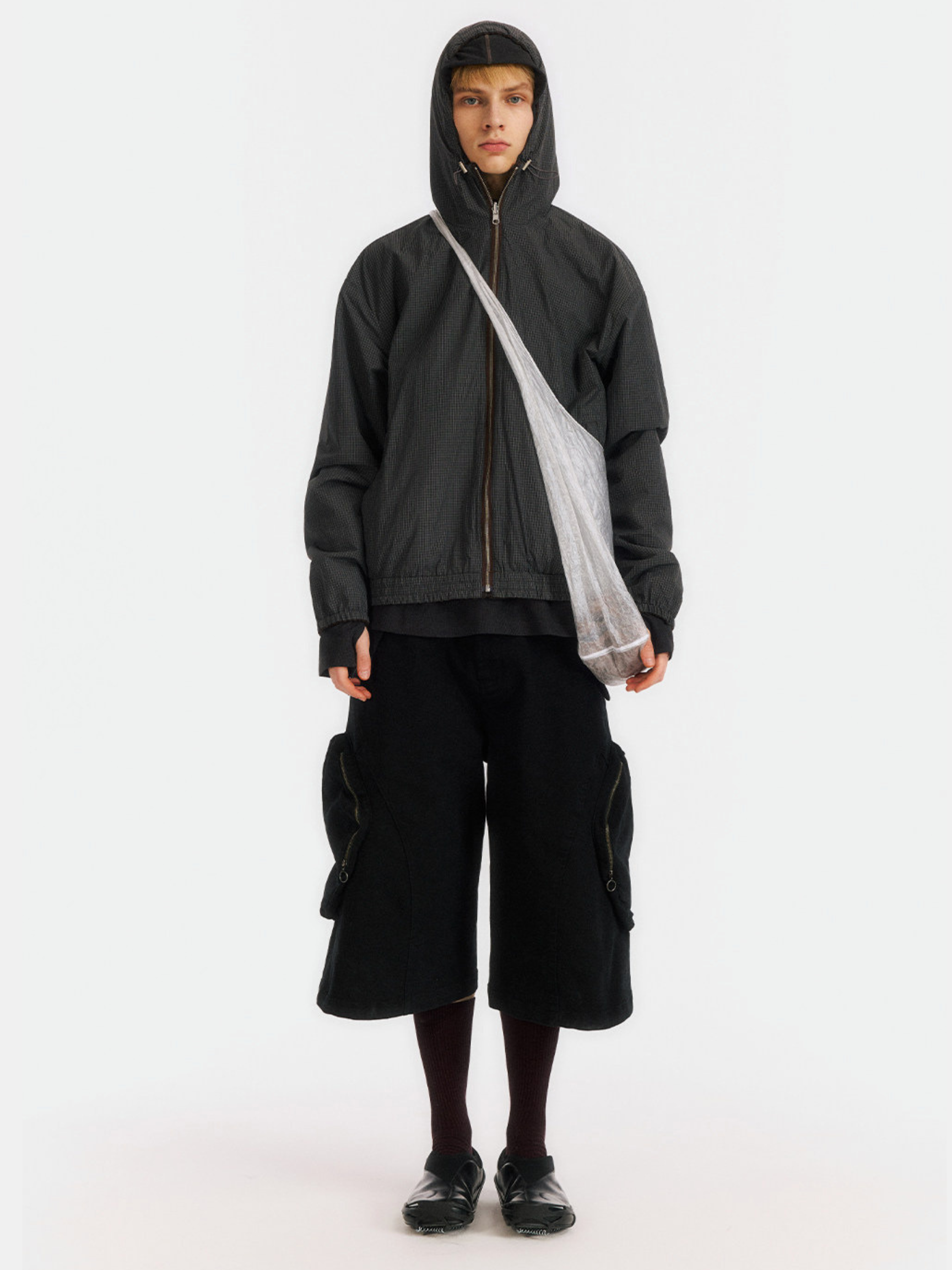 Overcast - Men's Adjustable Multi-Pocket Curved Cropped Pants