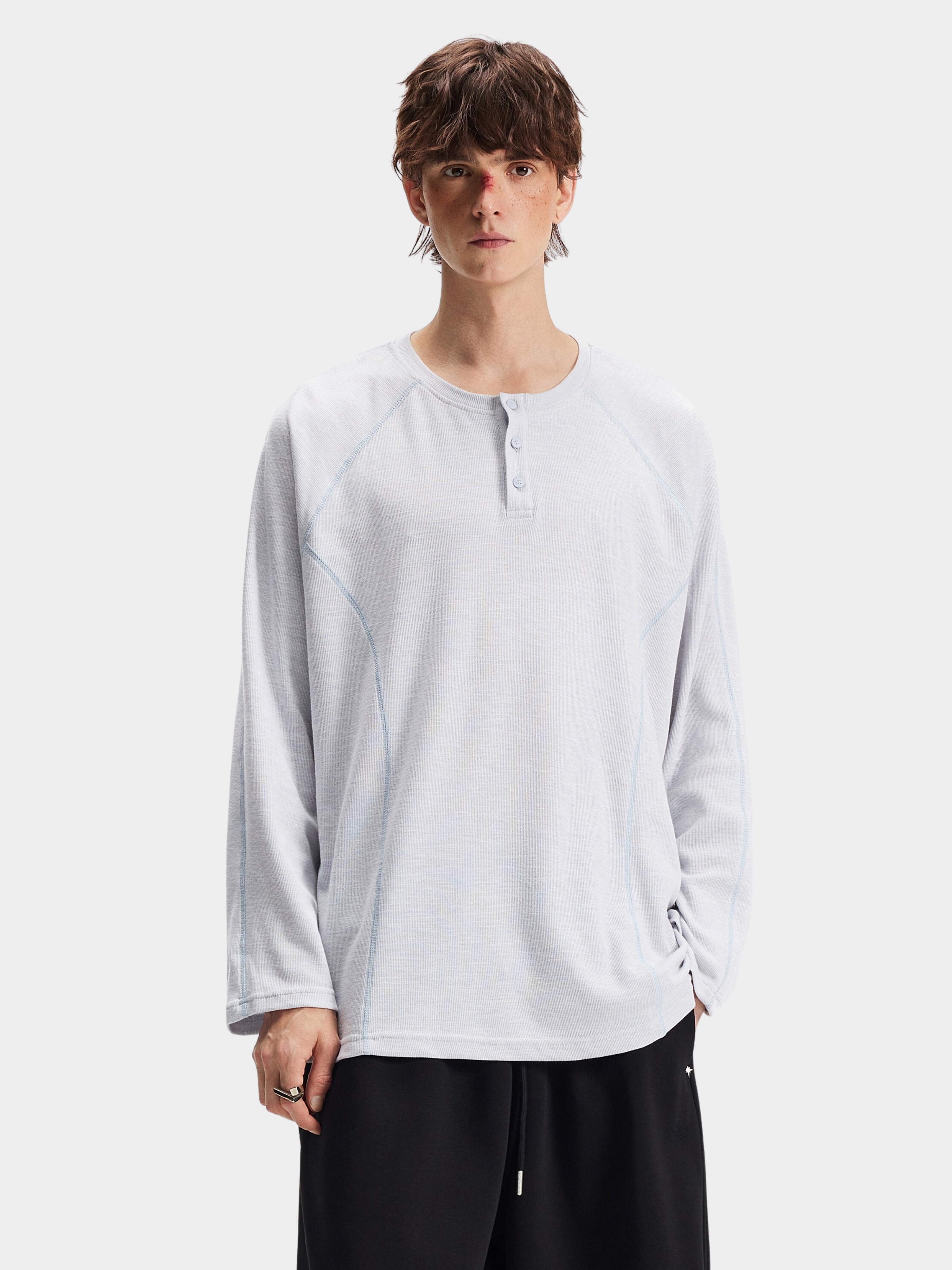 Roam - Men's Cooling & Quick-Dry Contrast Performance Long Sleeve