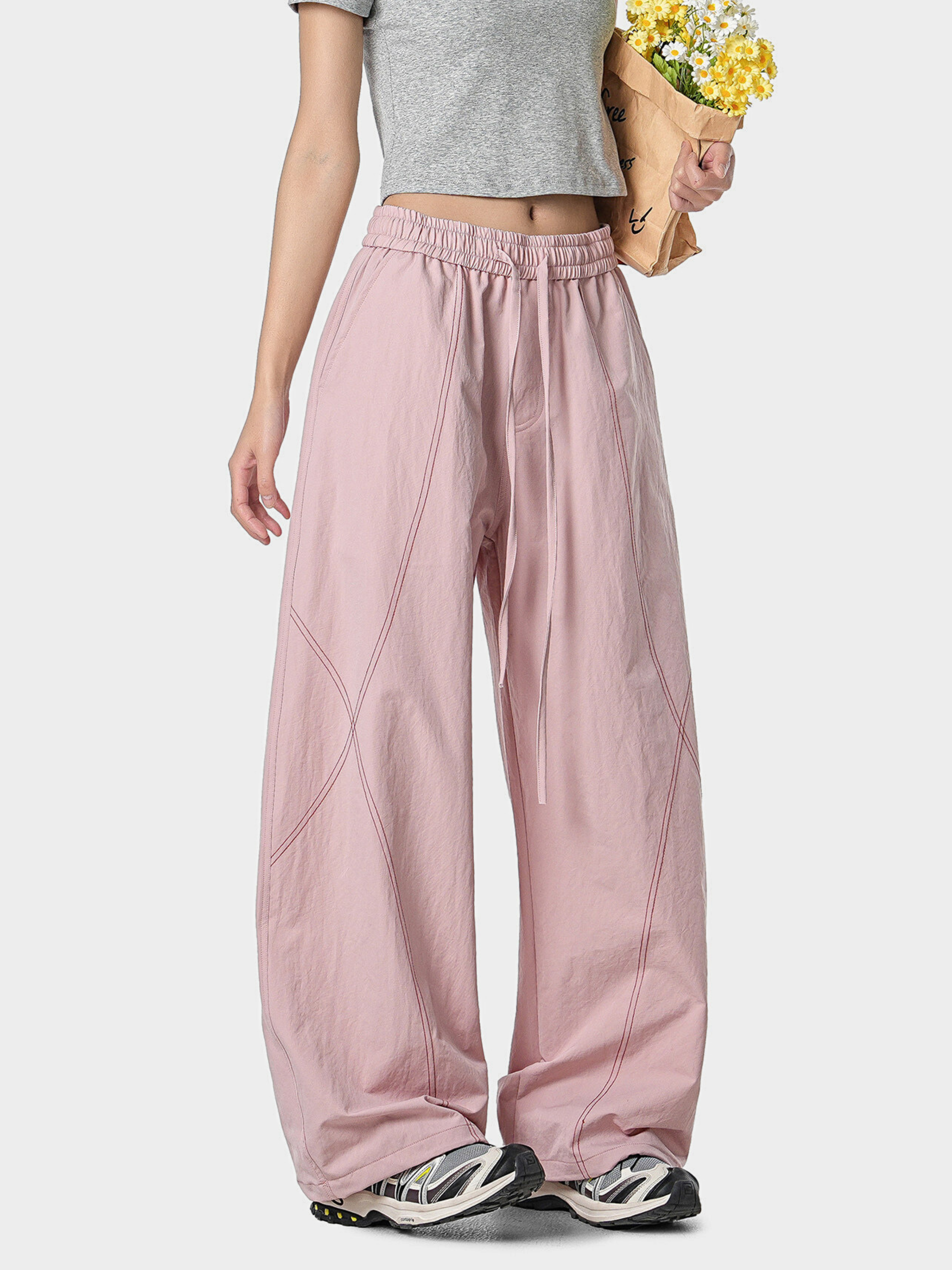 Stormrush - Contrast-Stitch Water-Repellent Paratrooper Pants