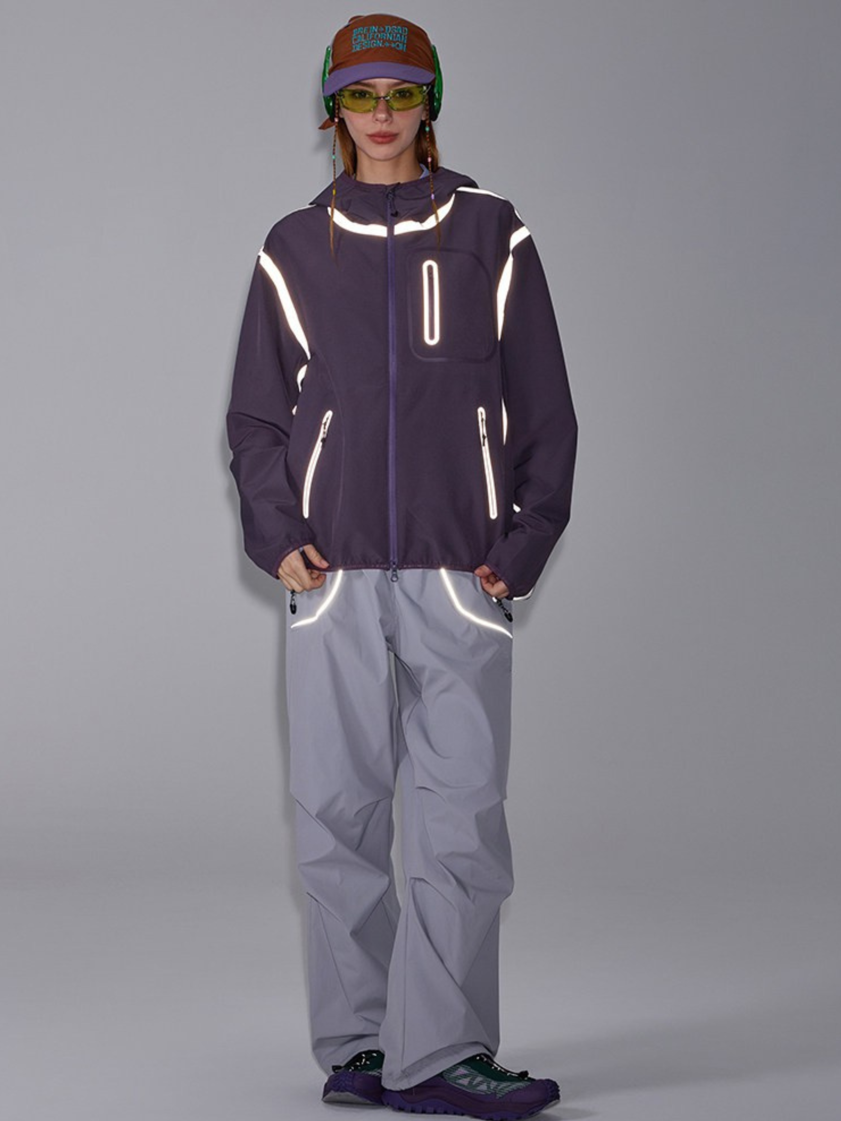 GorgePoint - Reflective Taped Water-Repellent Hard Shell Jacket