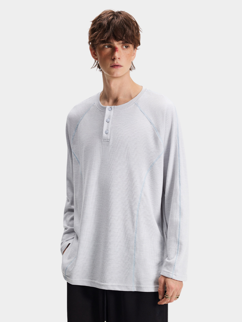 Roam - Men's Cooling & Quick-Dry Contrast Performance Long Sleeve