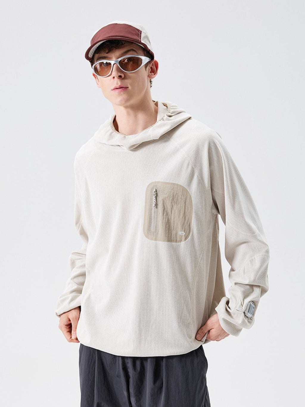 Crag - Moisture-Wicking High Neck Hoodie Base Layer