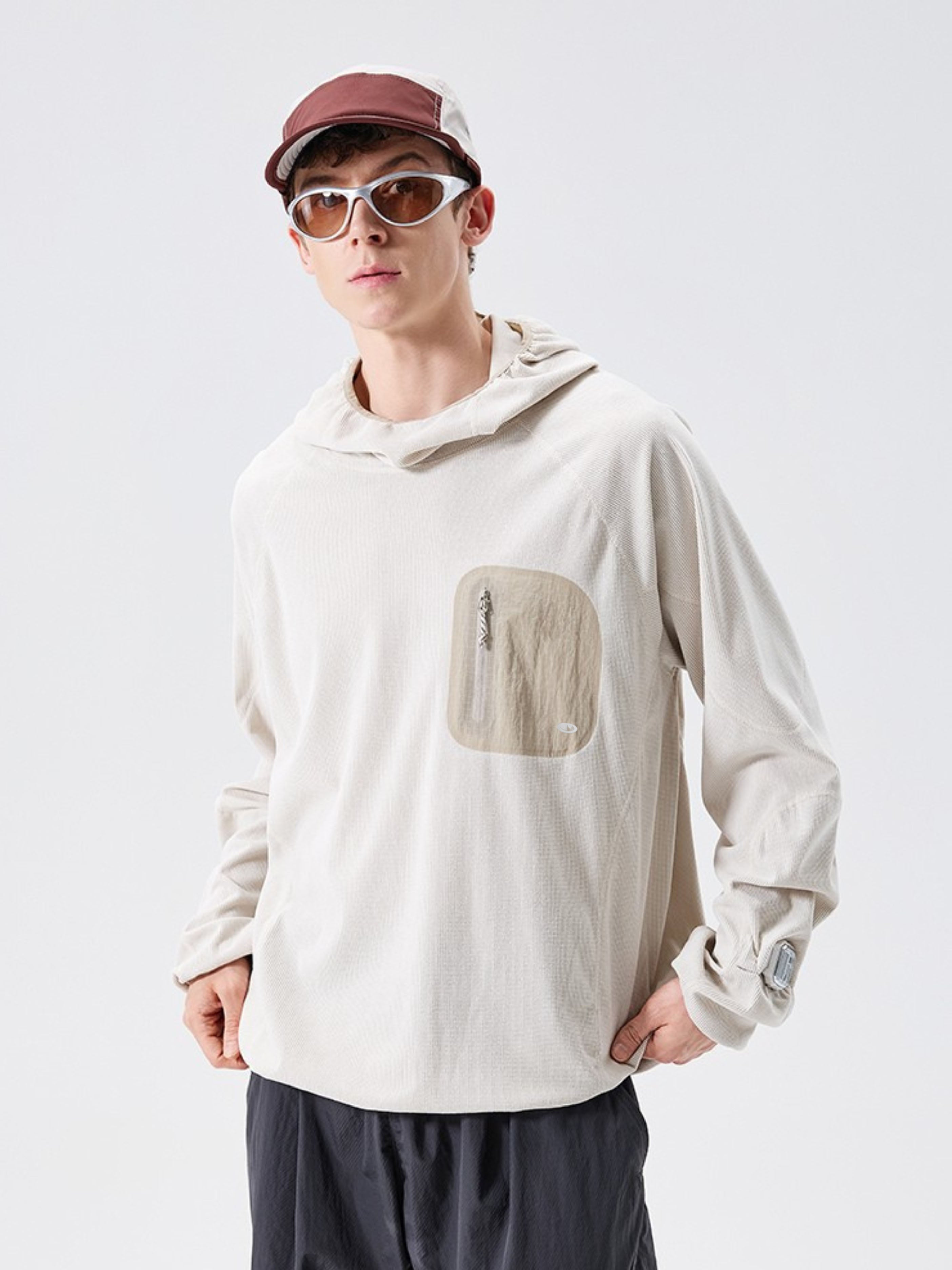 Crag - Moisture-Wicking High Neck Hoodie Base Layer