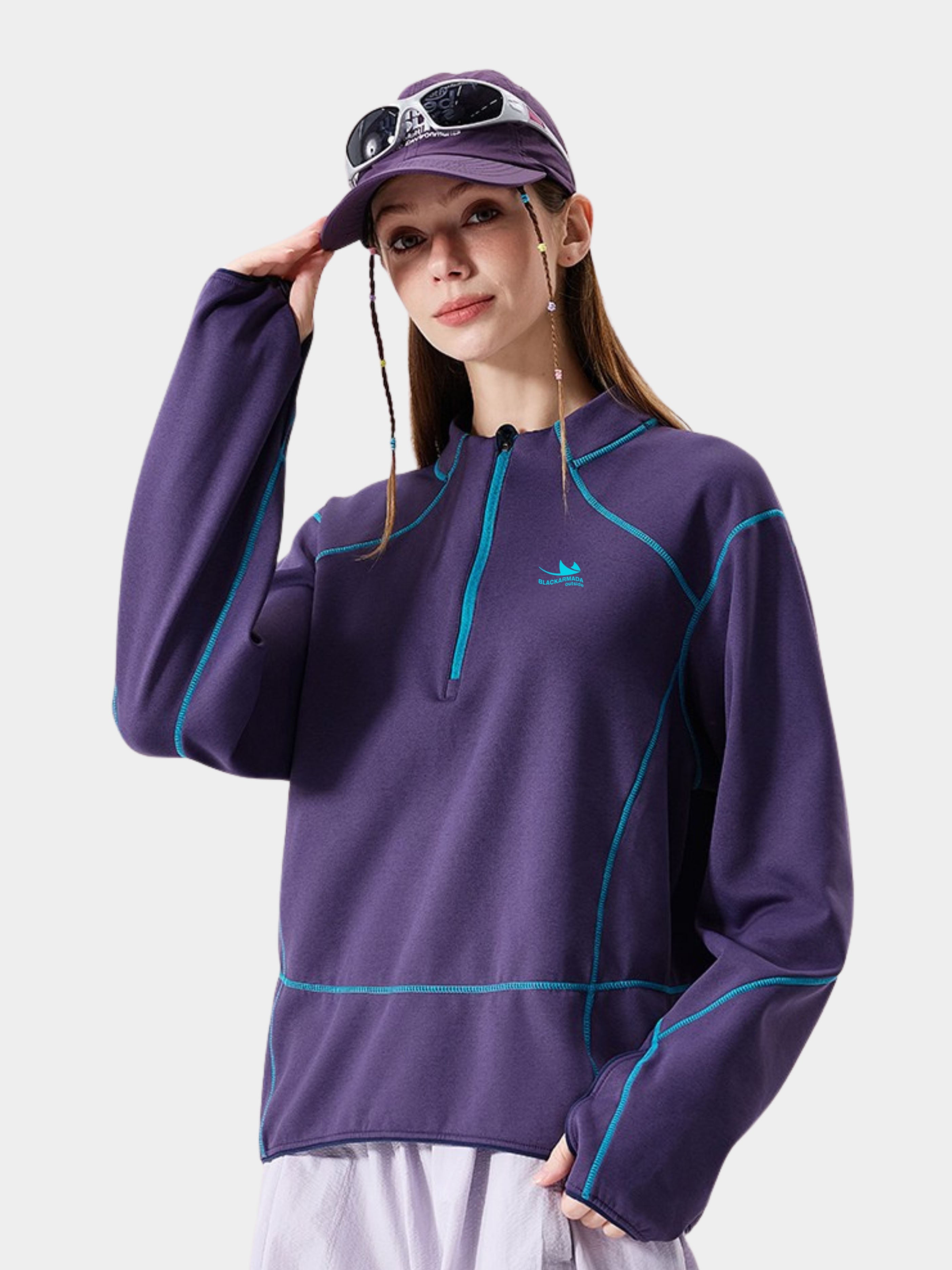 GorgePeak - Antistatic Moisture-Wicking Contrast Long Sleeve