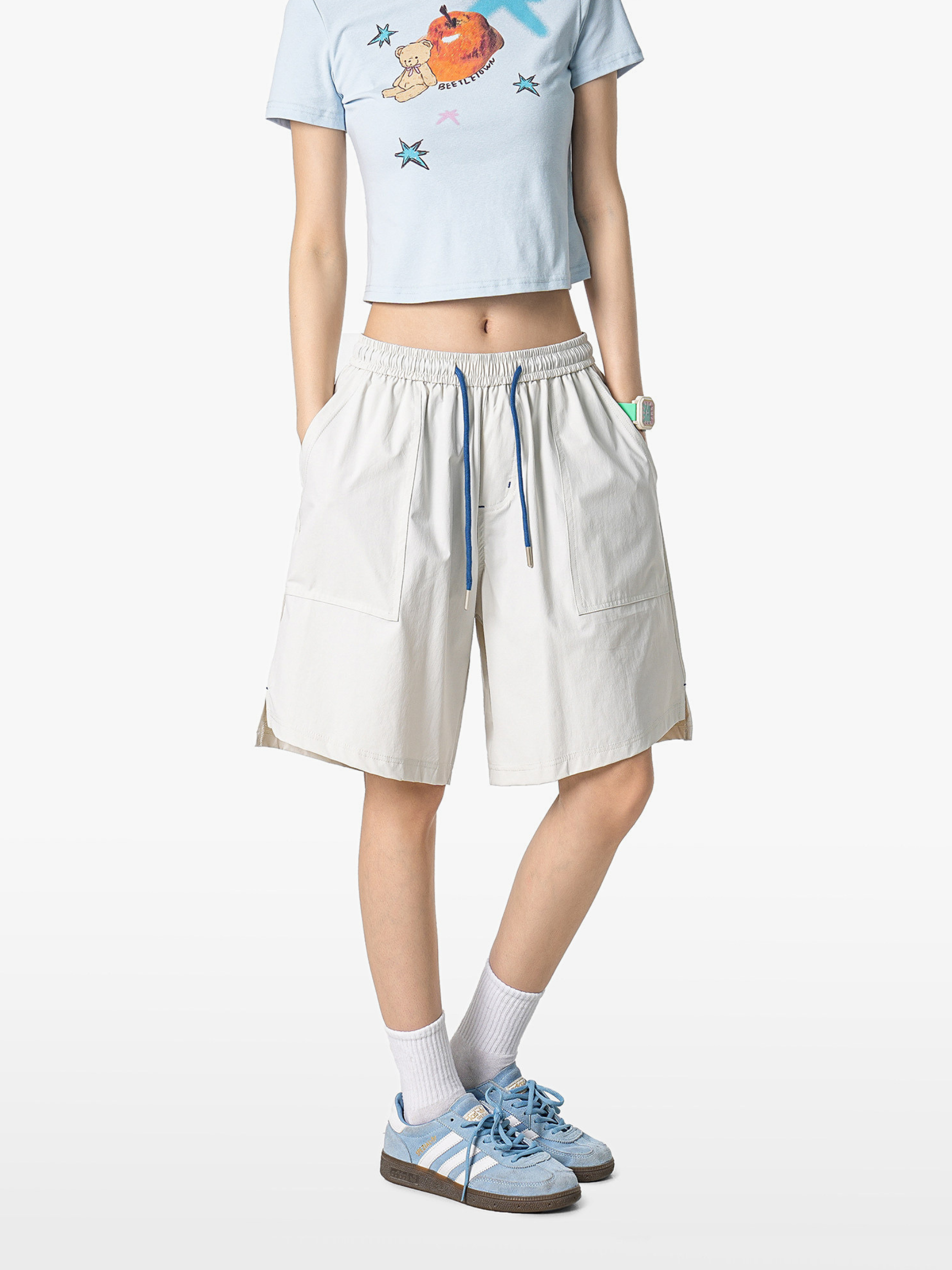 FrostShell - Unisex Cooling Breathable Wide-Leg Shorts
