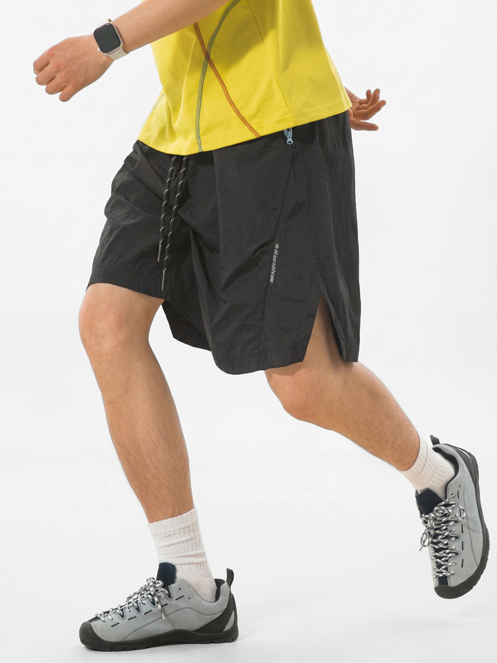 Grovefall - Men's Metallic Colorblock Water-Repellent Shorts