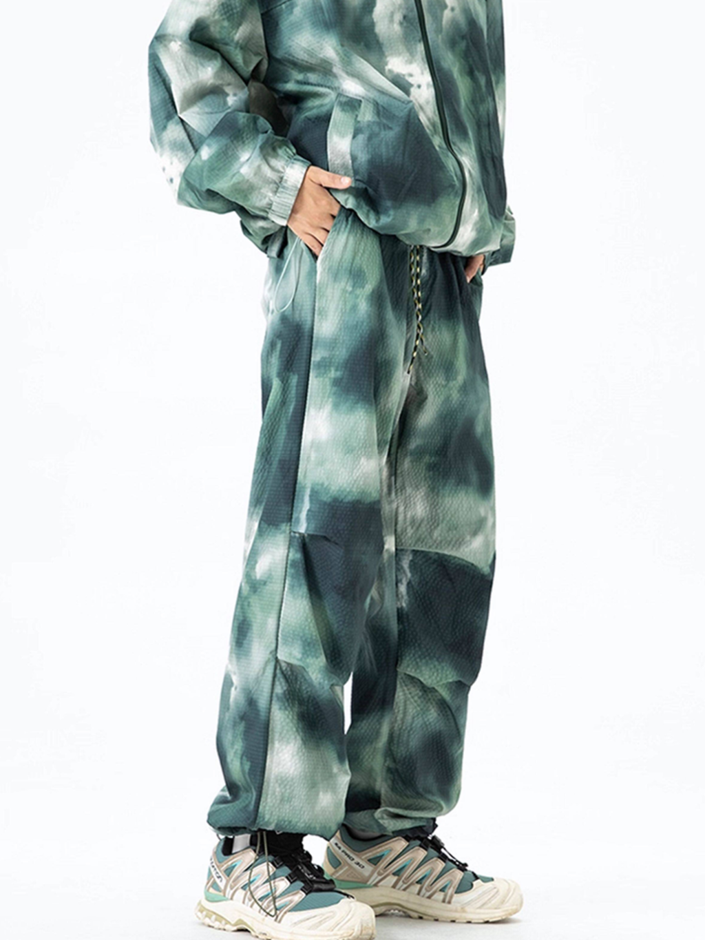 Crimp - Unisex Water-Repellent Tie-Dye Cargo Pants