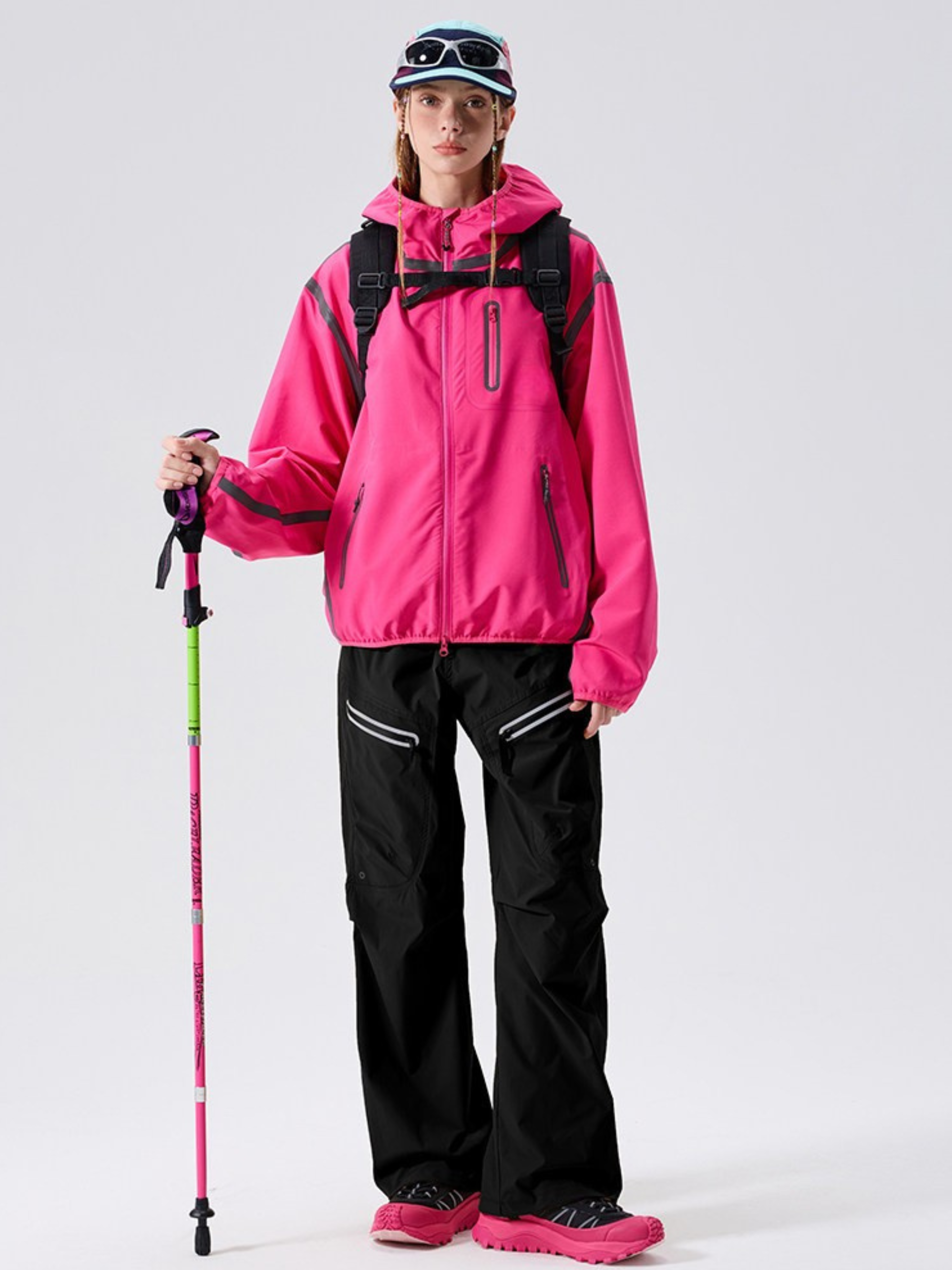 GorgePoint - Reflective Taped Water-Repellent Hard Shell Jacket