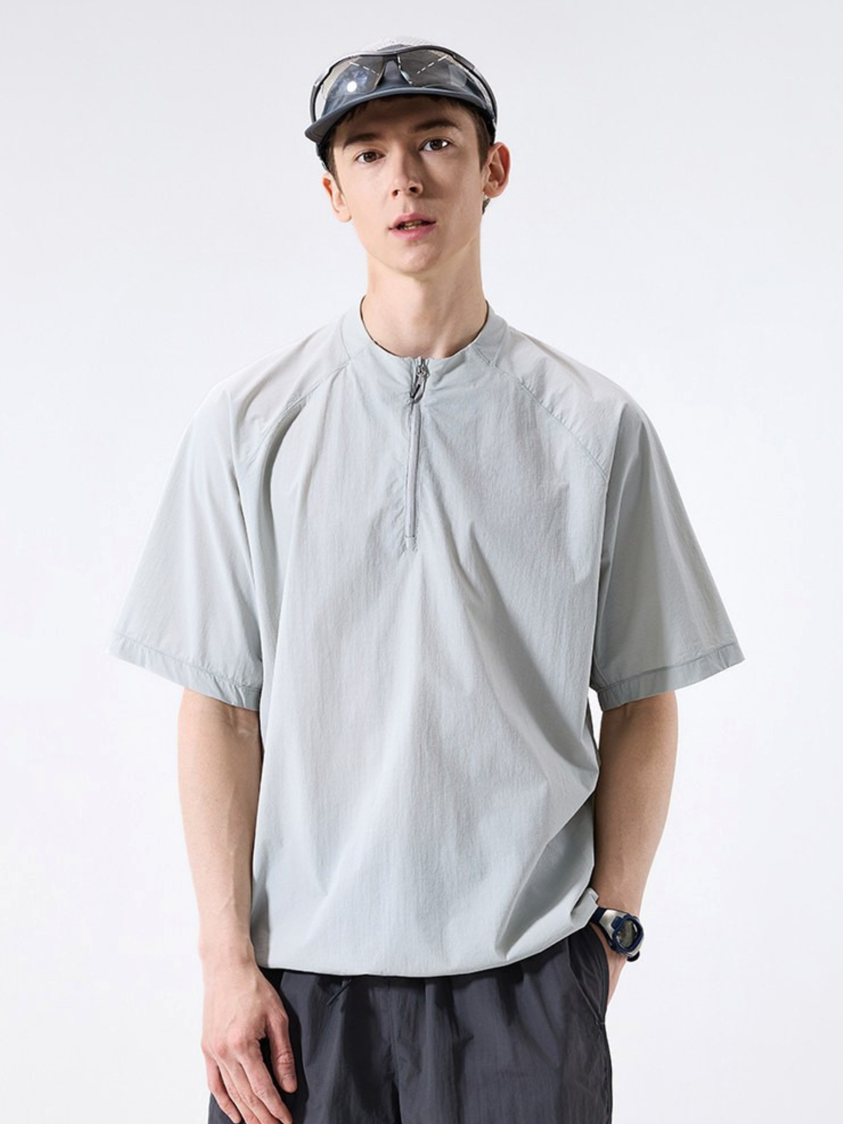 VentFlow - Unisex Moisture-Wicking Half-Zip Quick-Dry T-Shirt