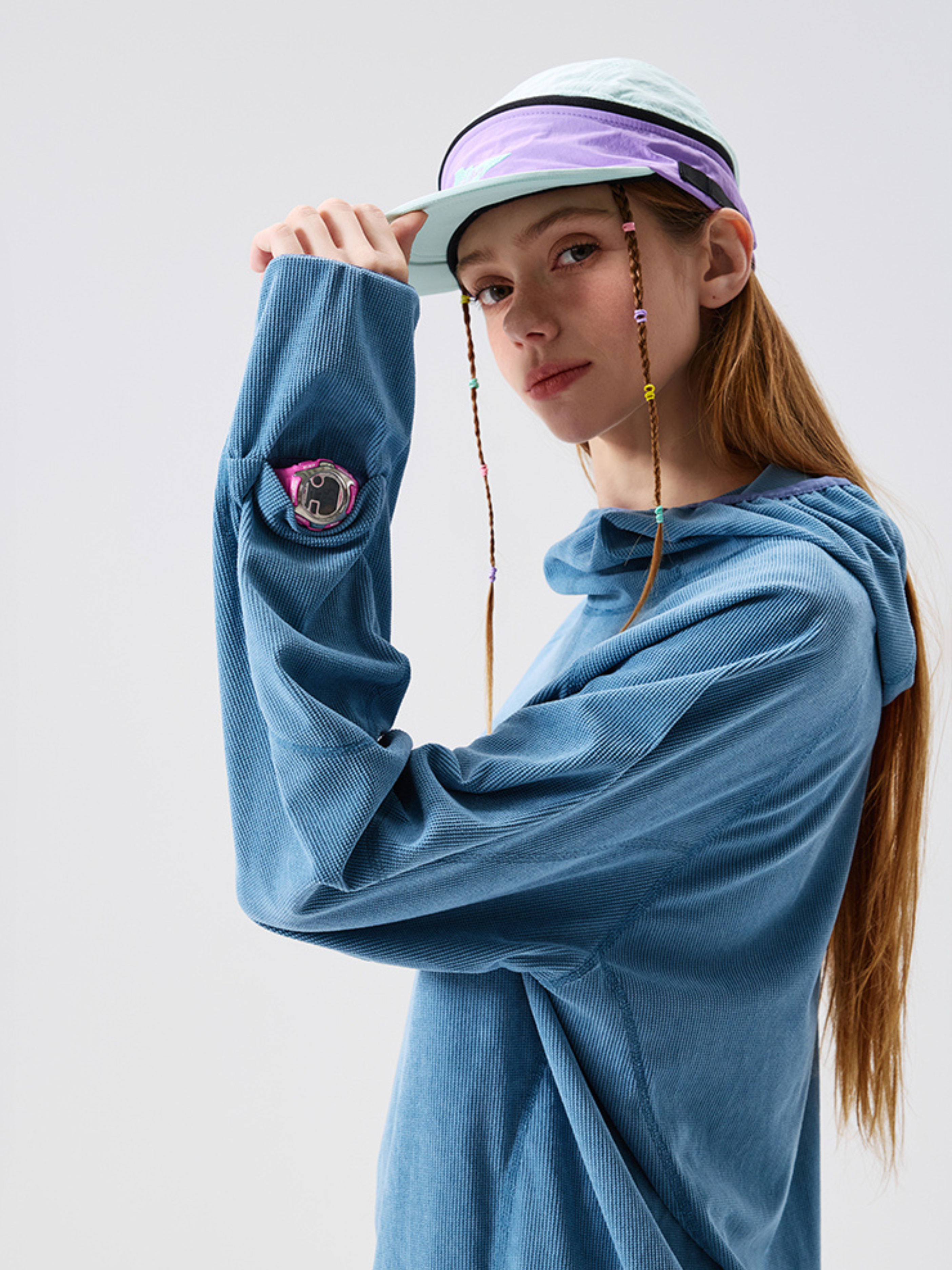 Crag - Moisture-Wicking High Neck Hoodie Base Layer