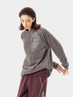 Arcadia - Unisex Half-Zip Fleece Liner Mock Neck Sweatshirt