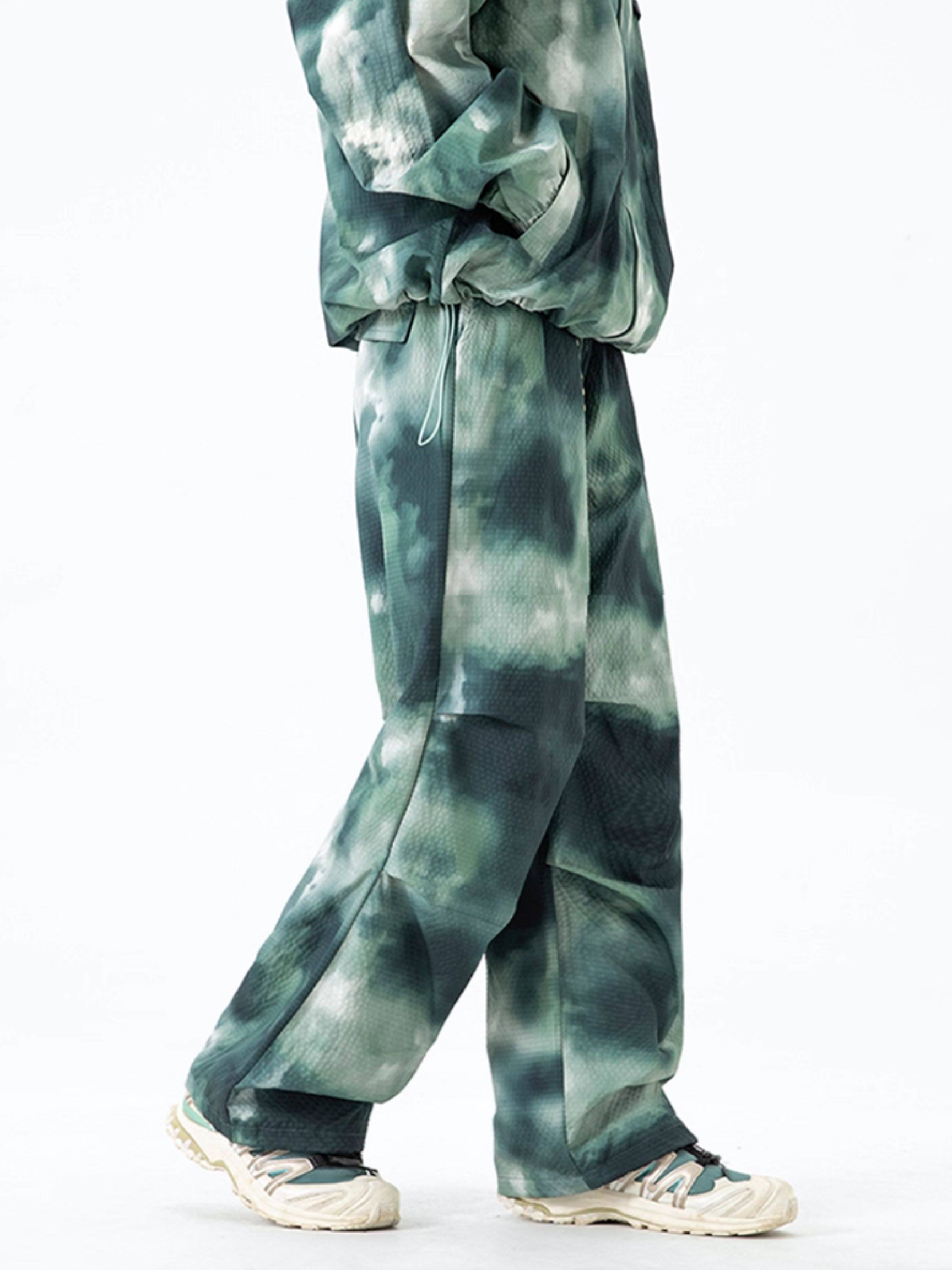 Crimp - Unisex Water-Repellent Tie-Dye Cargo Pants