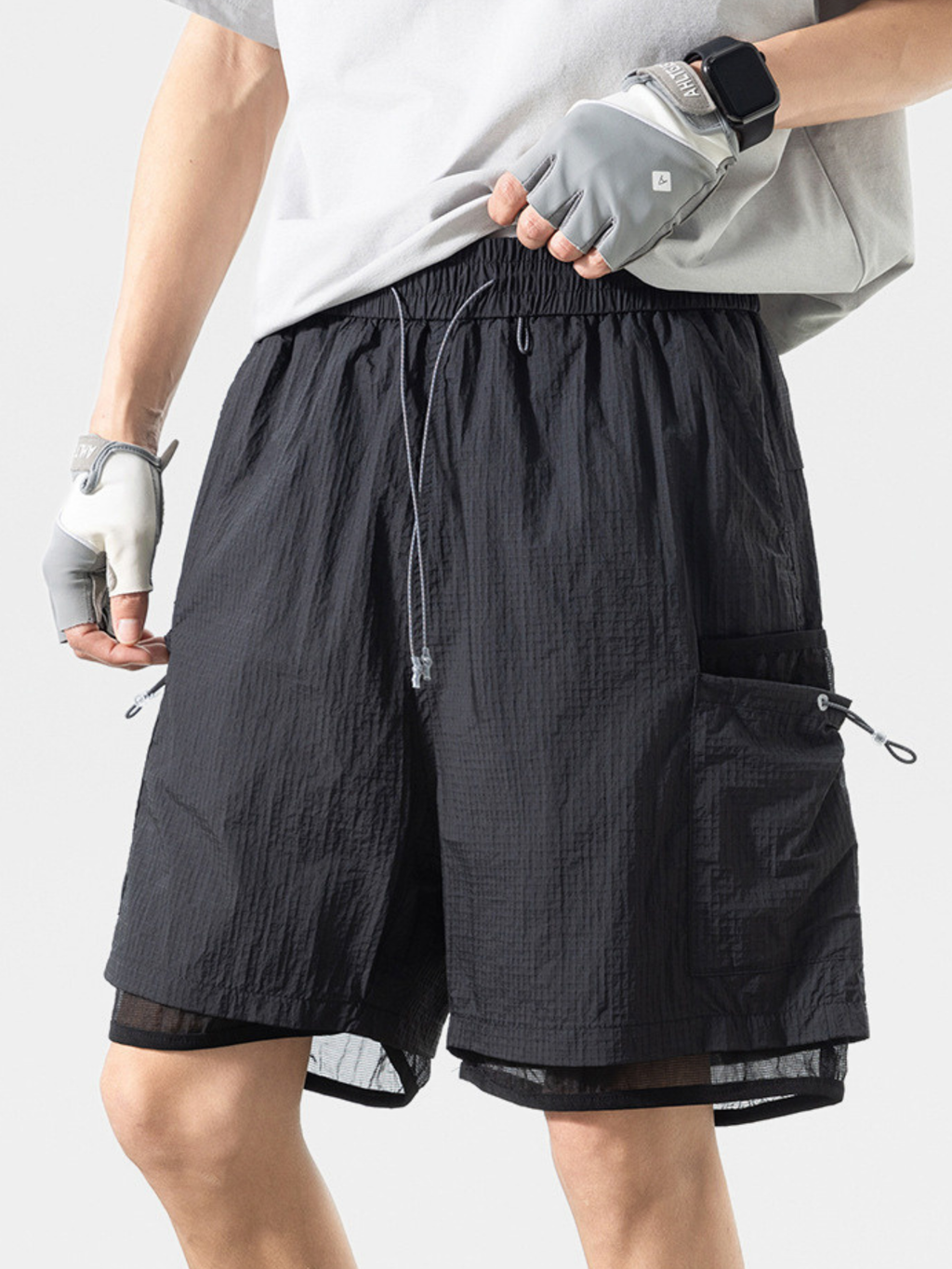 BaseNet - Men's Water-Repellent Breathable Quick-Dry Shorts