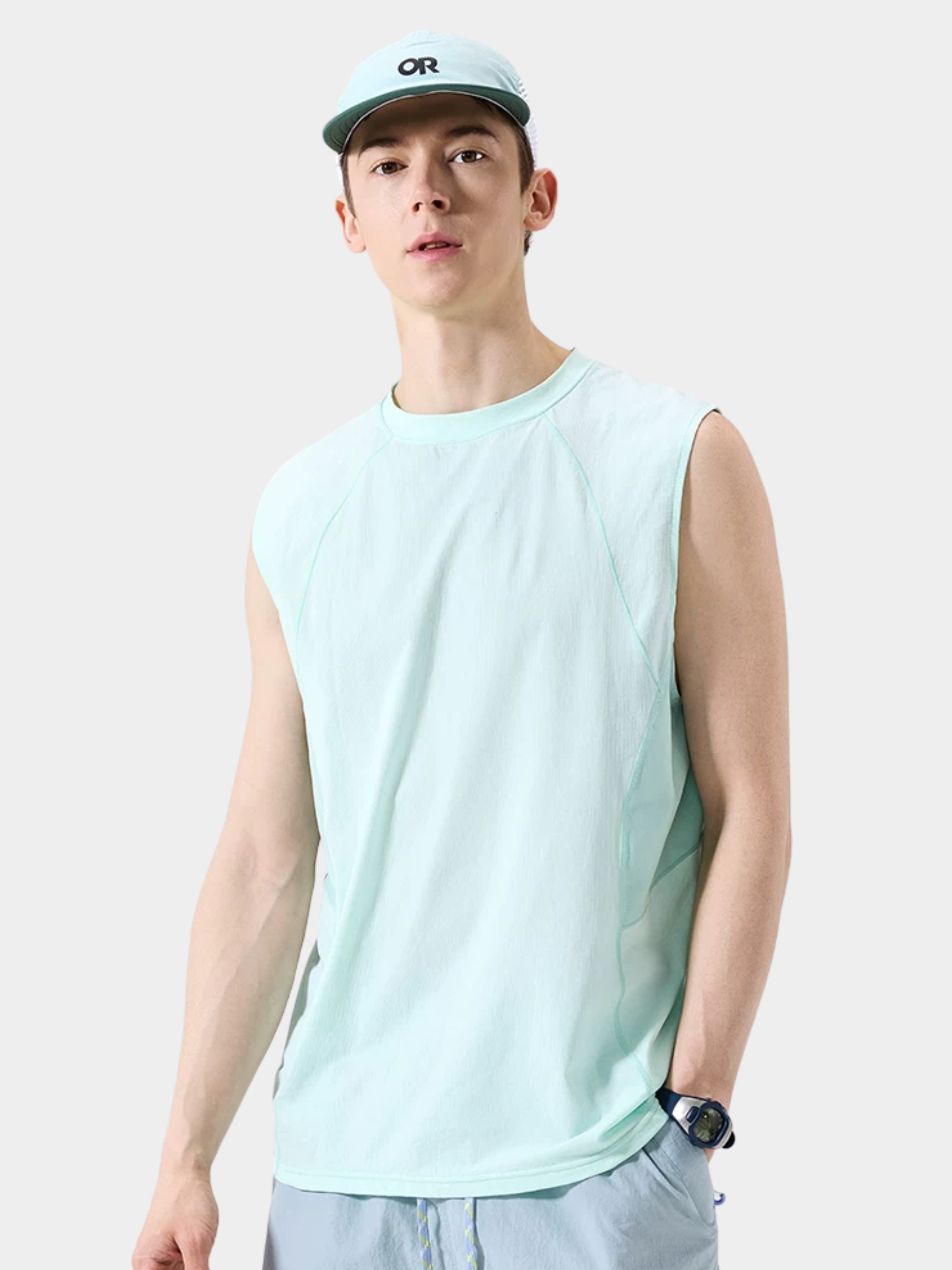 DashPuff - Unisex UPF 100+ Protection Quick-Dry Sleeveless Tank Top