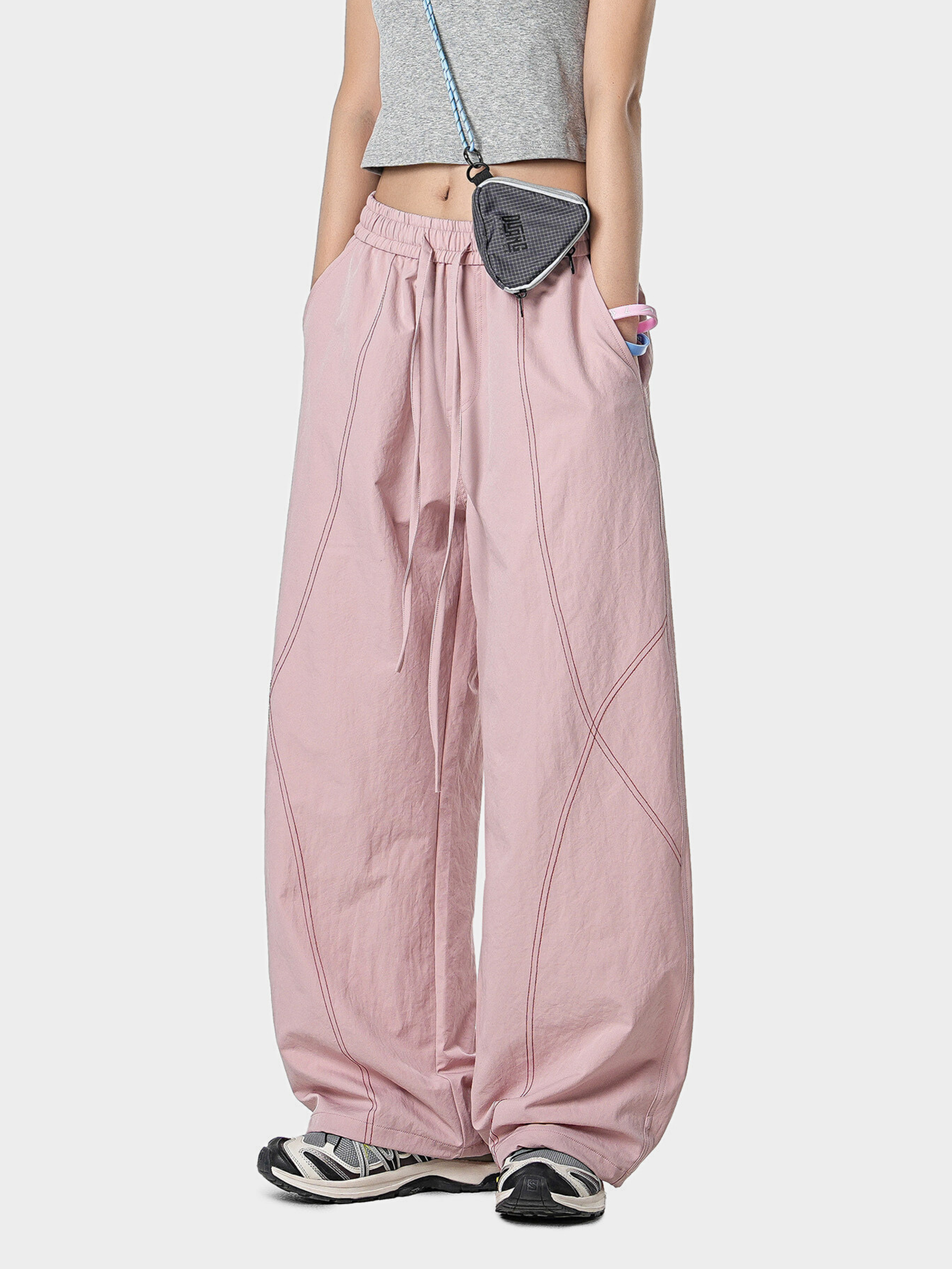 Stormrush - Contrast-Stitch Water-Repellent Paratrooper Pants