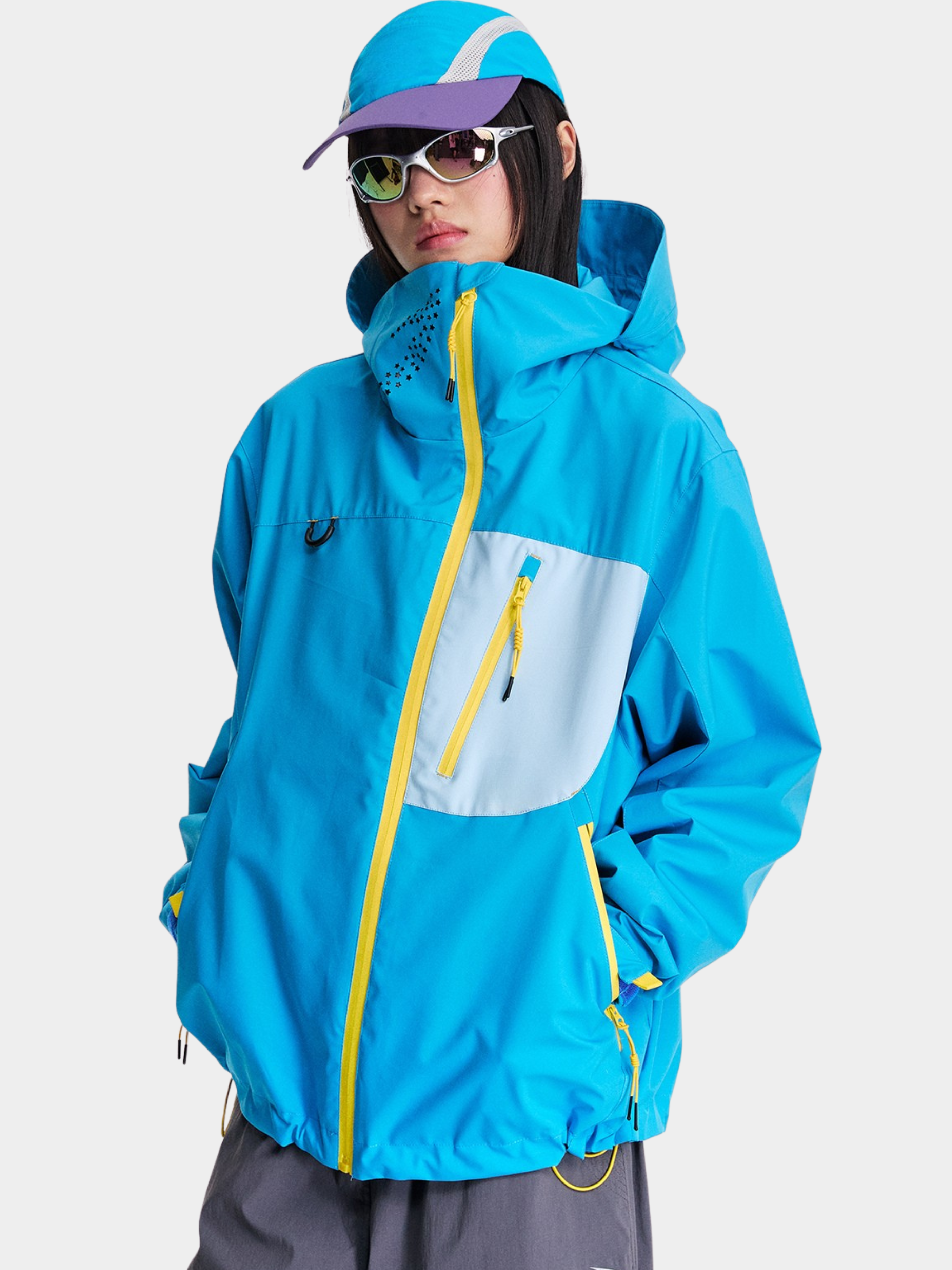 EchoPort - Water-Repellent & Windproof Colorblock Hard Shell Jacket