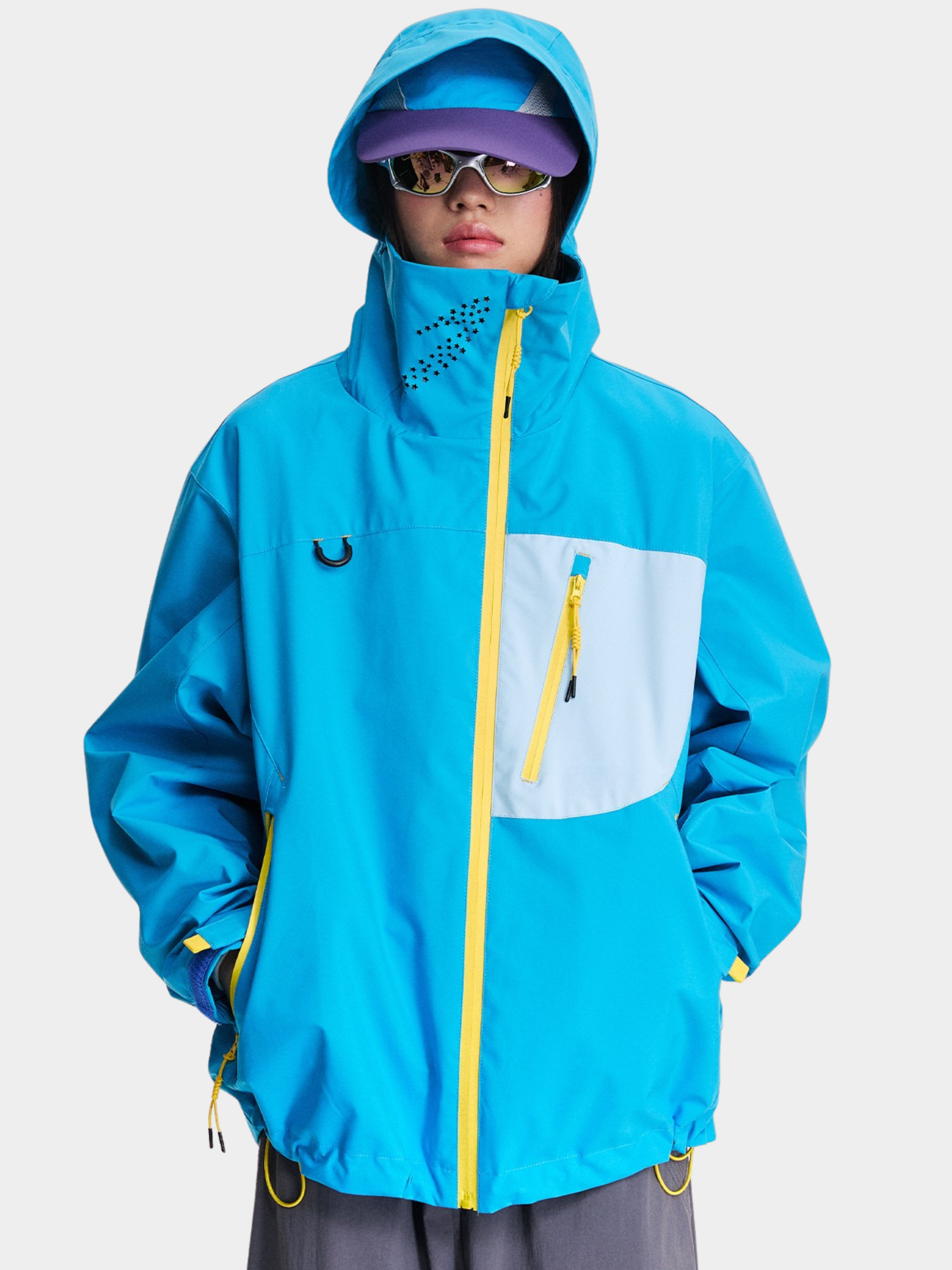 EchoPort - Water-Repellent & Windproof Colorblock Hard Shell Jacket