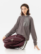 Arcadia - Unisex Half-Zip Fleece Liner Mock Neck Sweatshirt