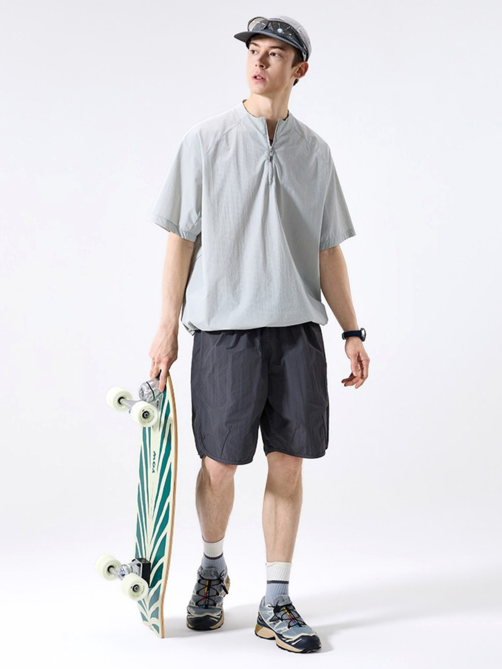 VentFlow - Unisex Moisture-Wicking Half-Zip Quick-Dry T-Shirt