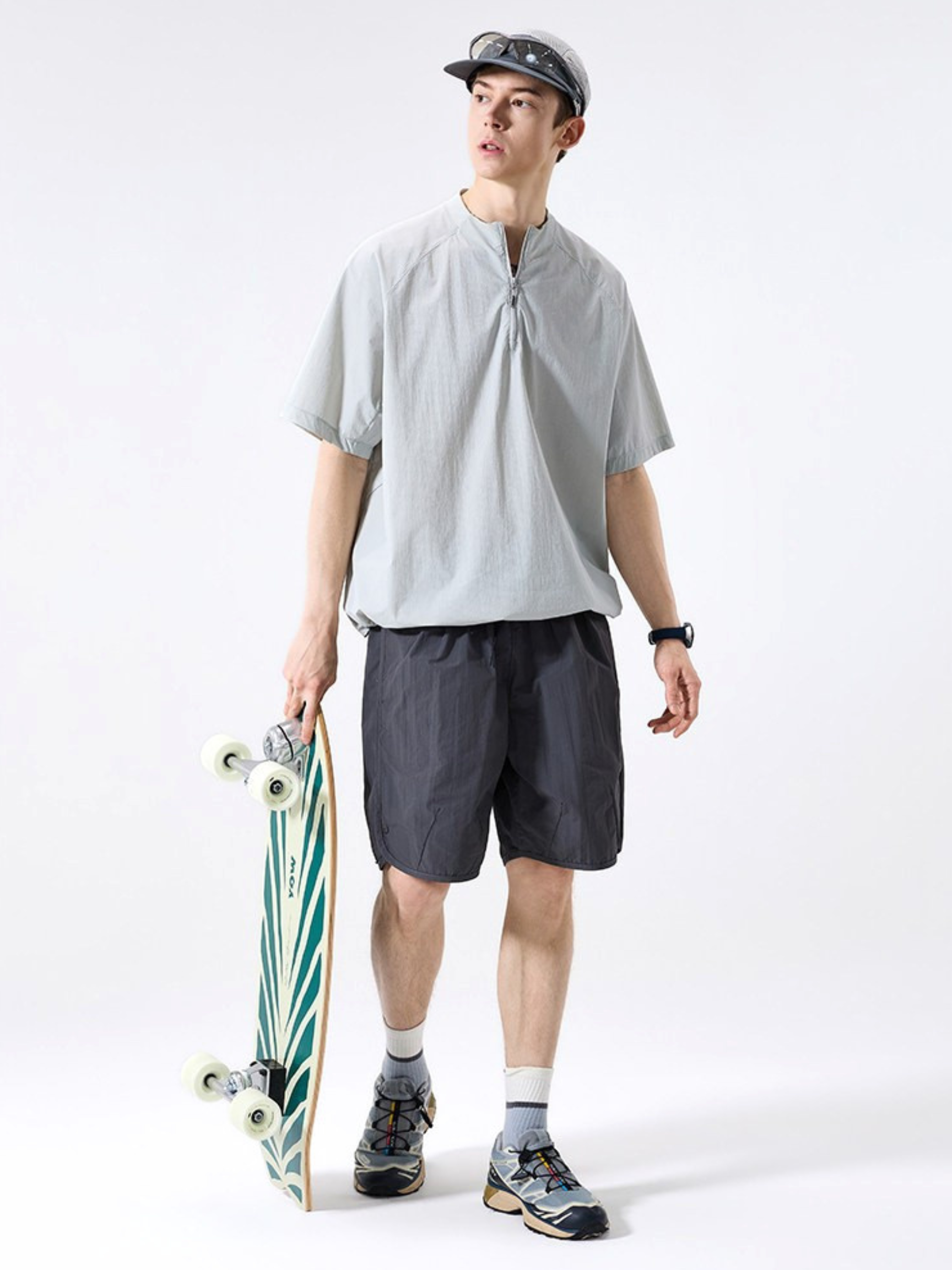 VentFlow - Unisex Moisture-Wicking Half-Zip Quick-Dry T-Shirt