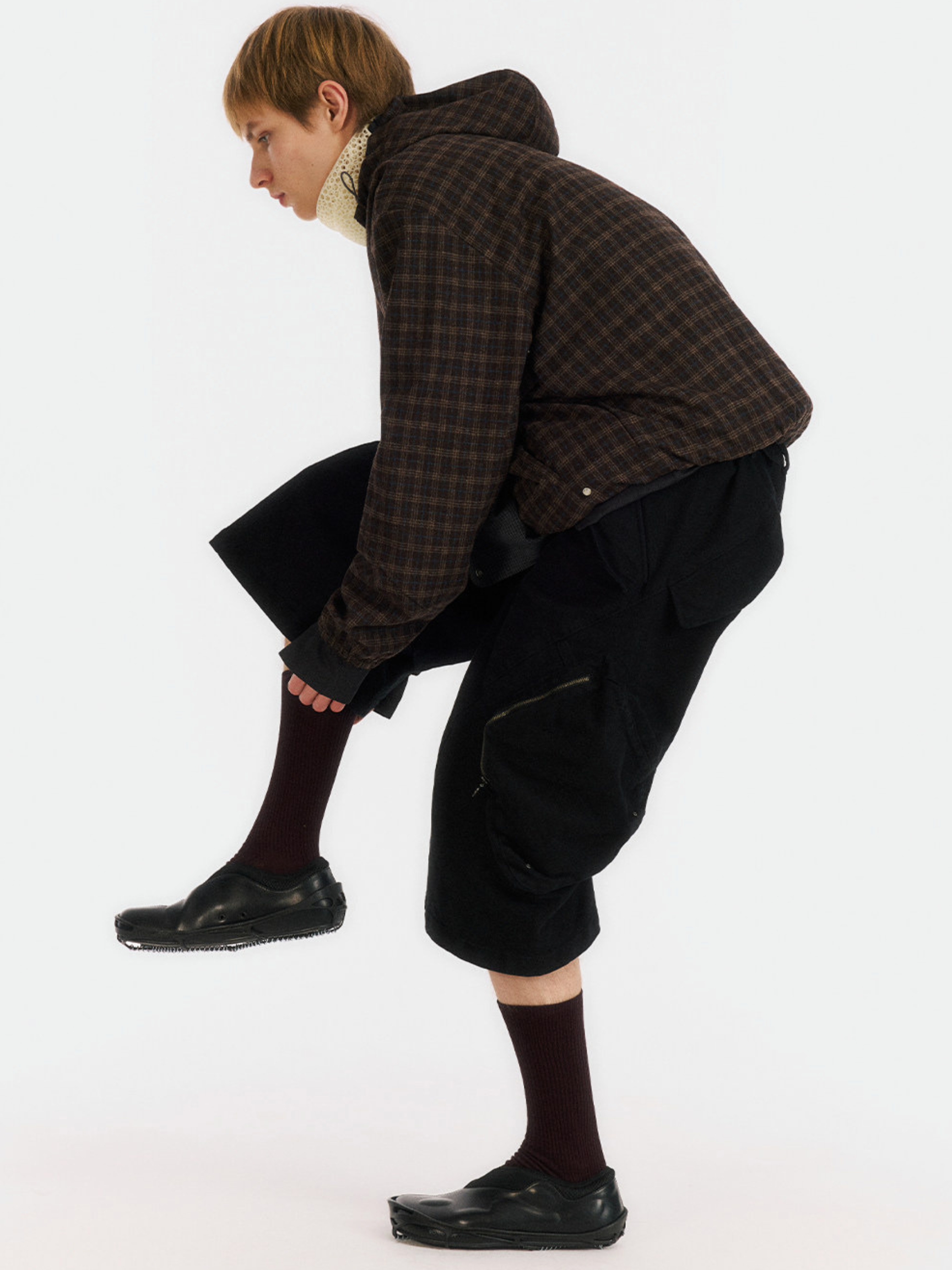 Overcast - Men's Adjustable Multi-Pocket Curved Cropped Pants