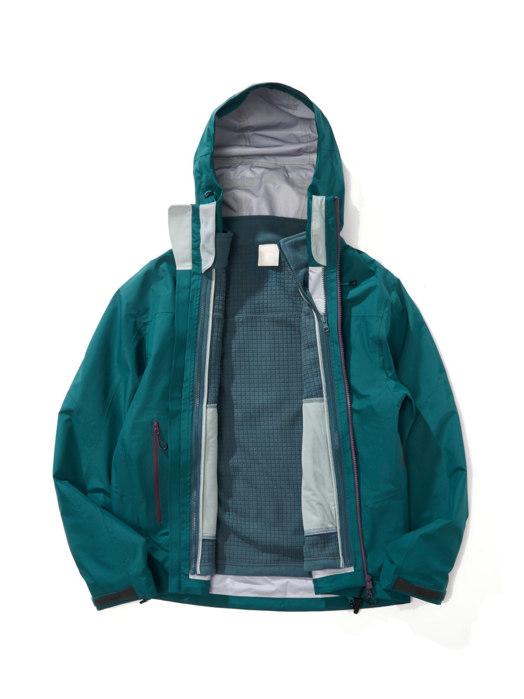 CampGlove - Men's 3-in-1 Fleece 15K Waterproof Hard Shell Jacket