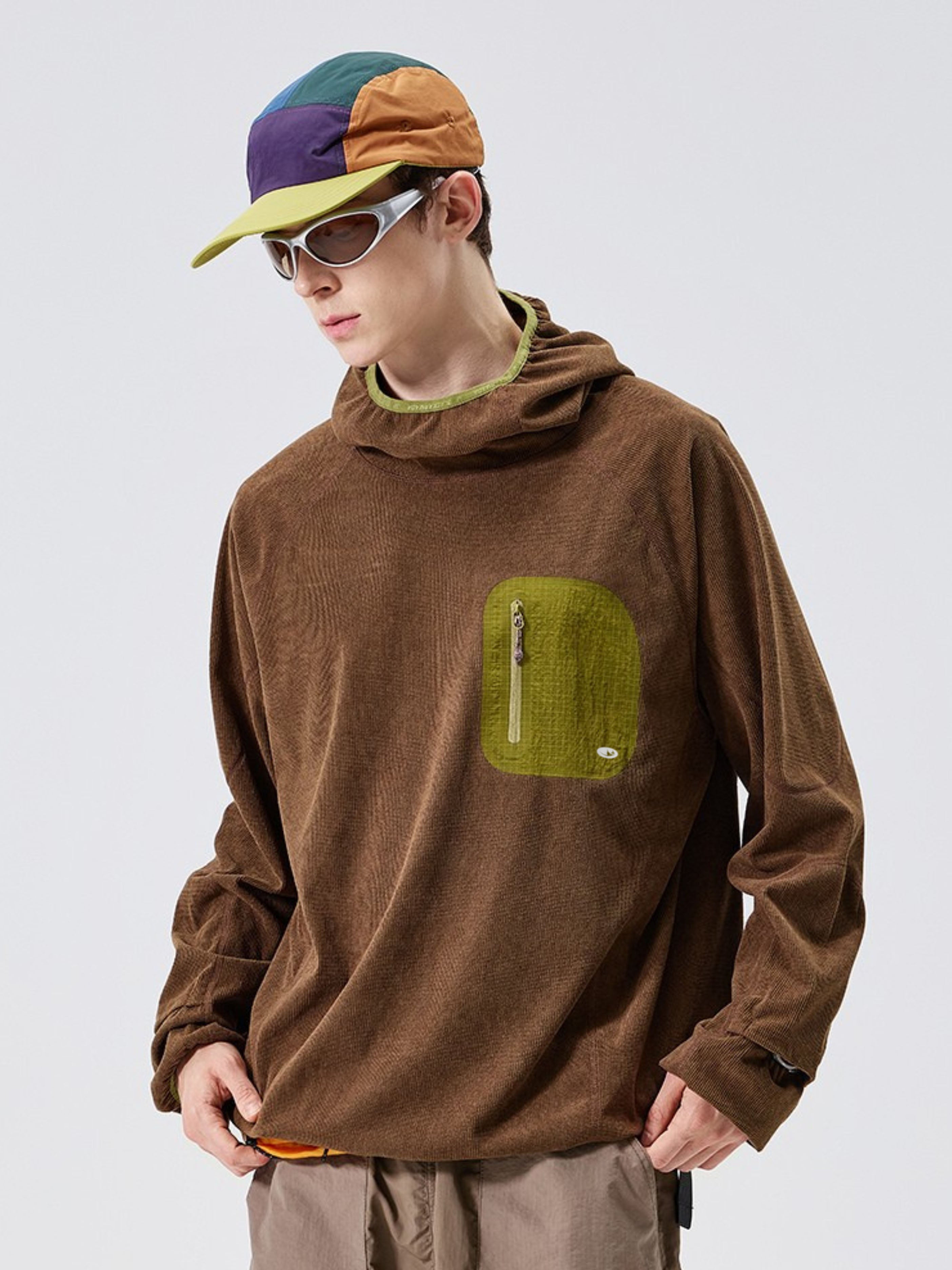 Crag - Moisture-Wicking High Neck Hoodie Base Layer