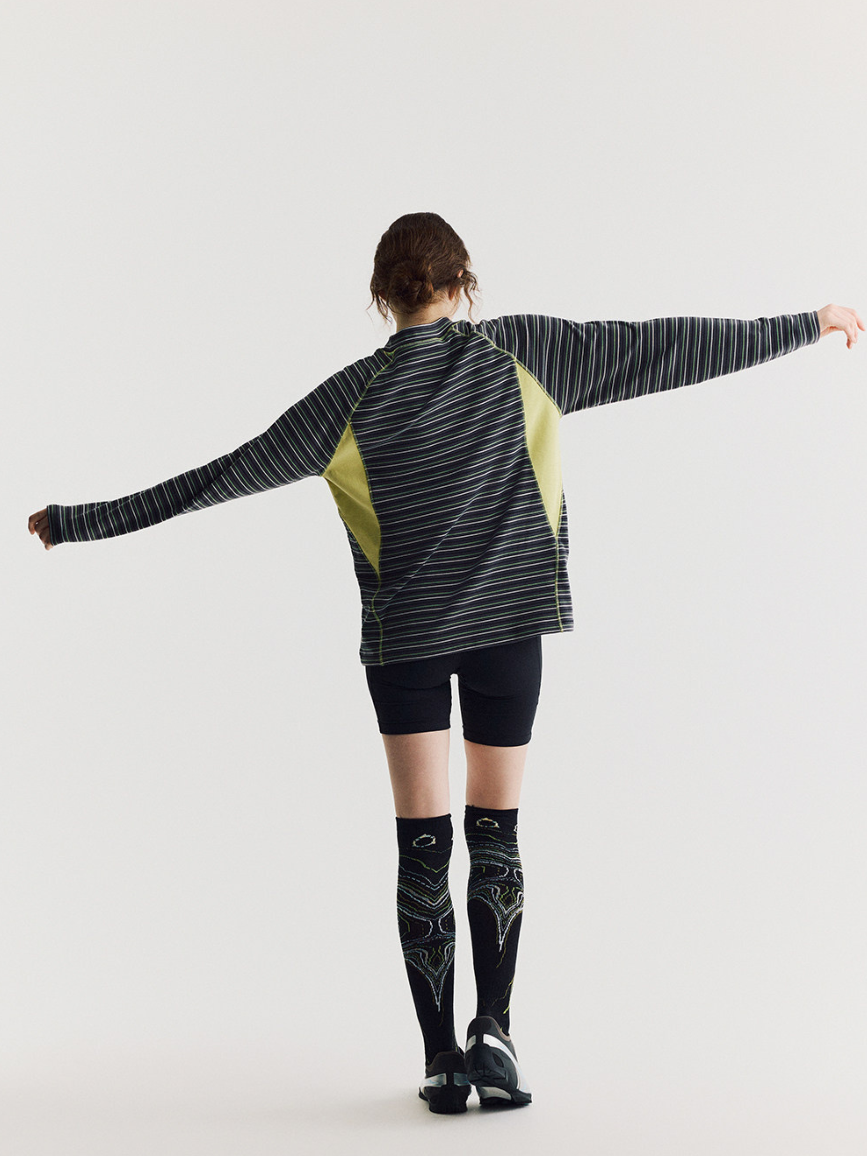 Hallowfall - Unisex Breathable Colorblock Striped Thermal Long Sleeve